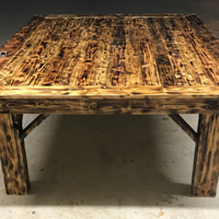 Pallet timber outdoor table
