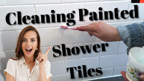 Another pro using tile paint is that mould doesn't seem to adhere to the grout as it becomes sealed with the paint, making them so much quicker and easier to clean.