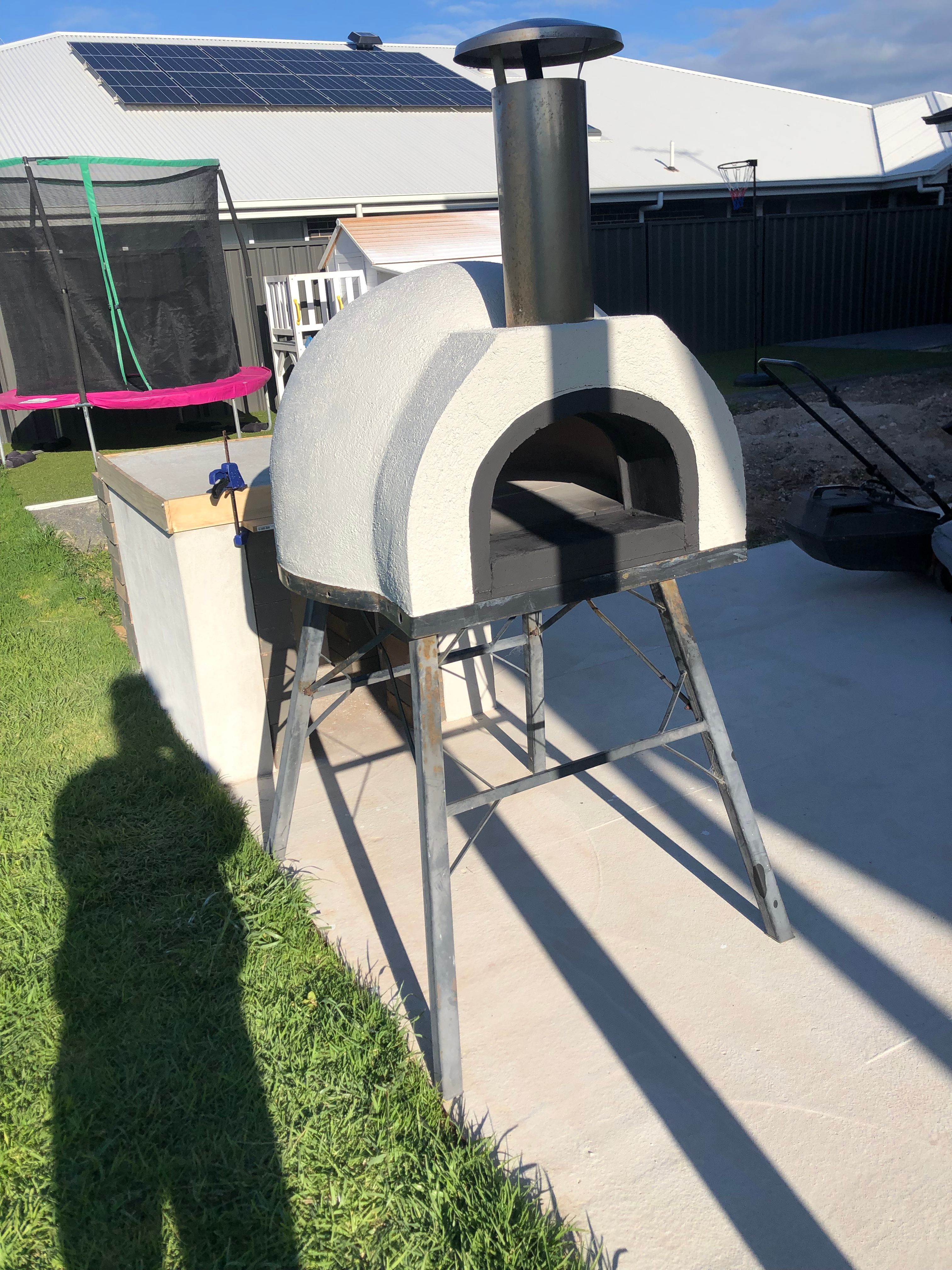 Can you use Davco render over a pizza ov... Bunnings community