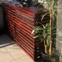 Air conditioner cover and barbecue stand