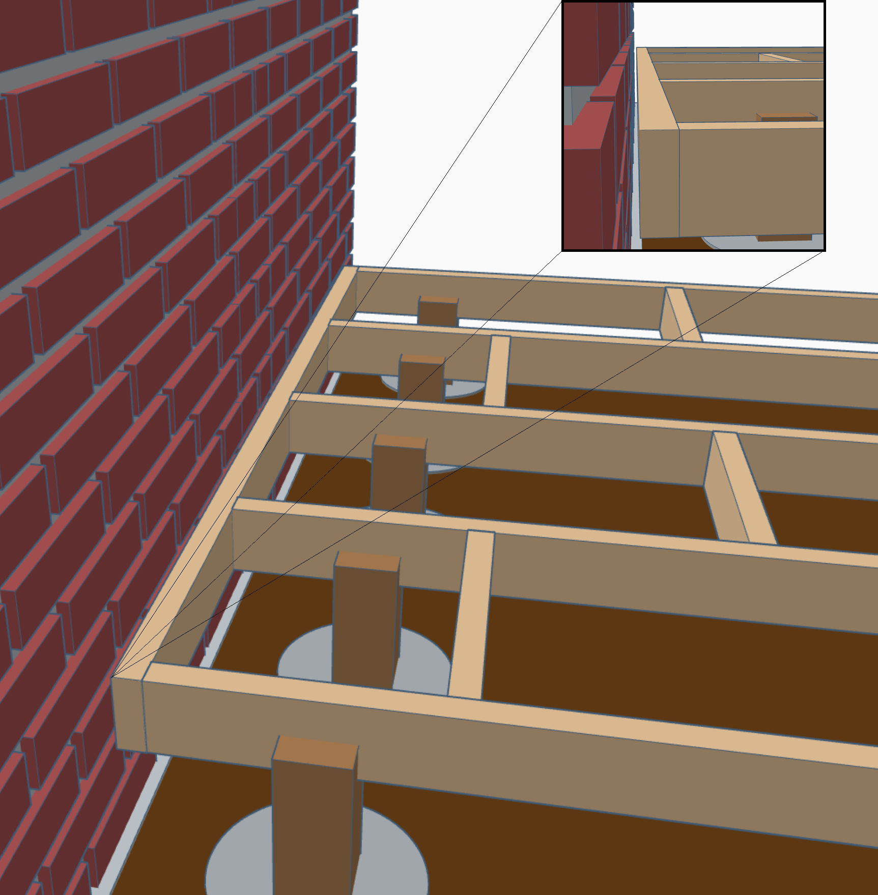 Where to find spacers for a deck ledger Bunnings community