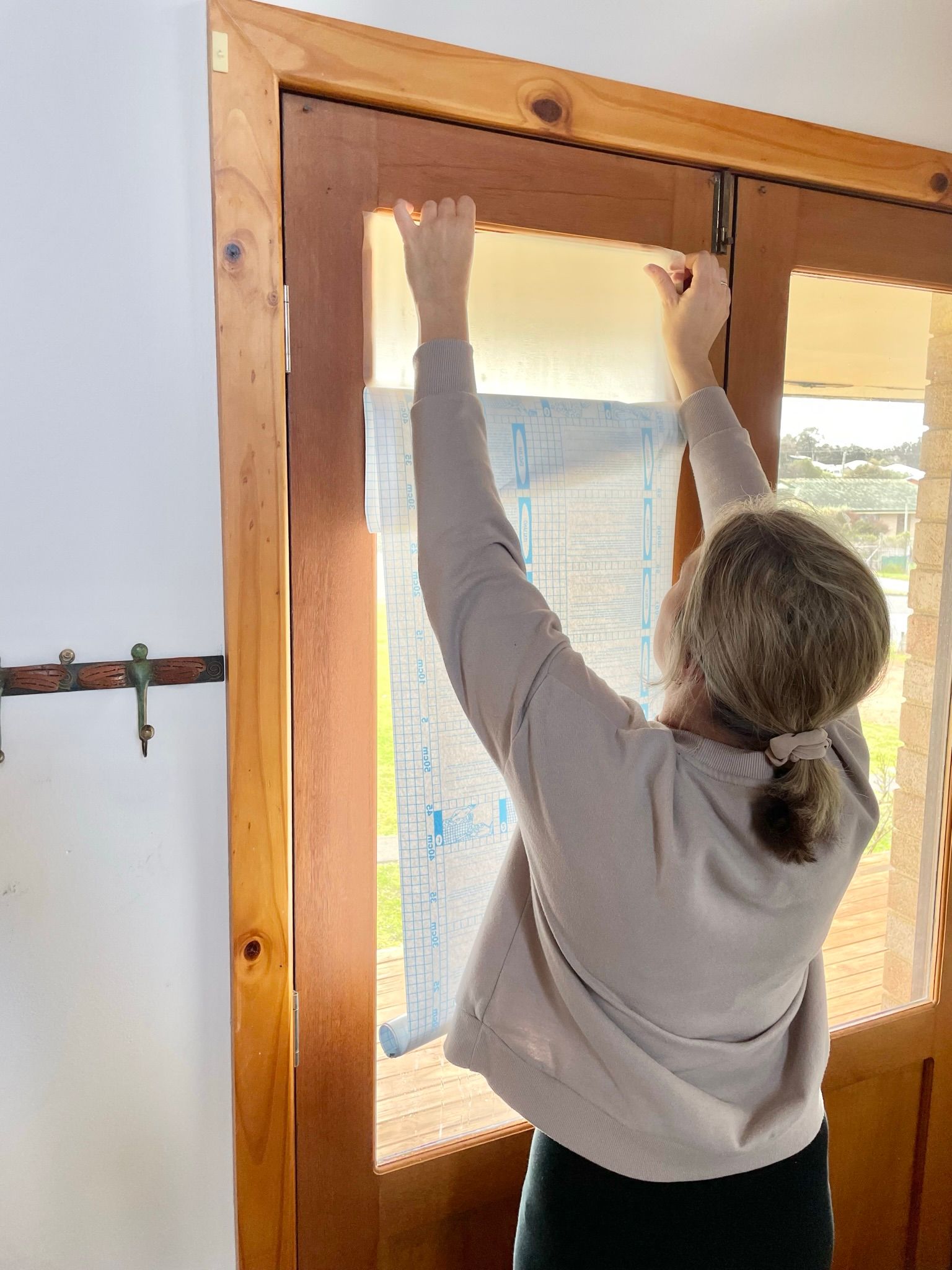 DIY frost window film Bunnings community