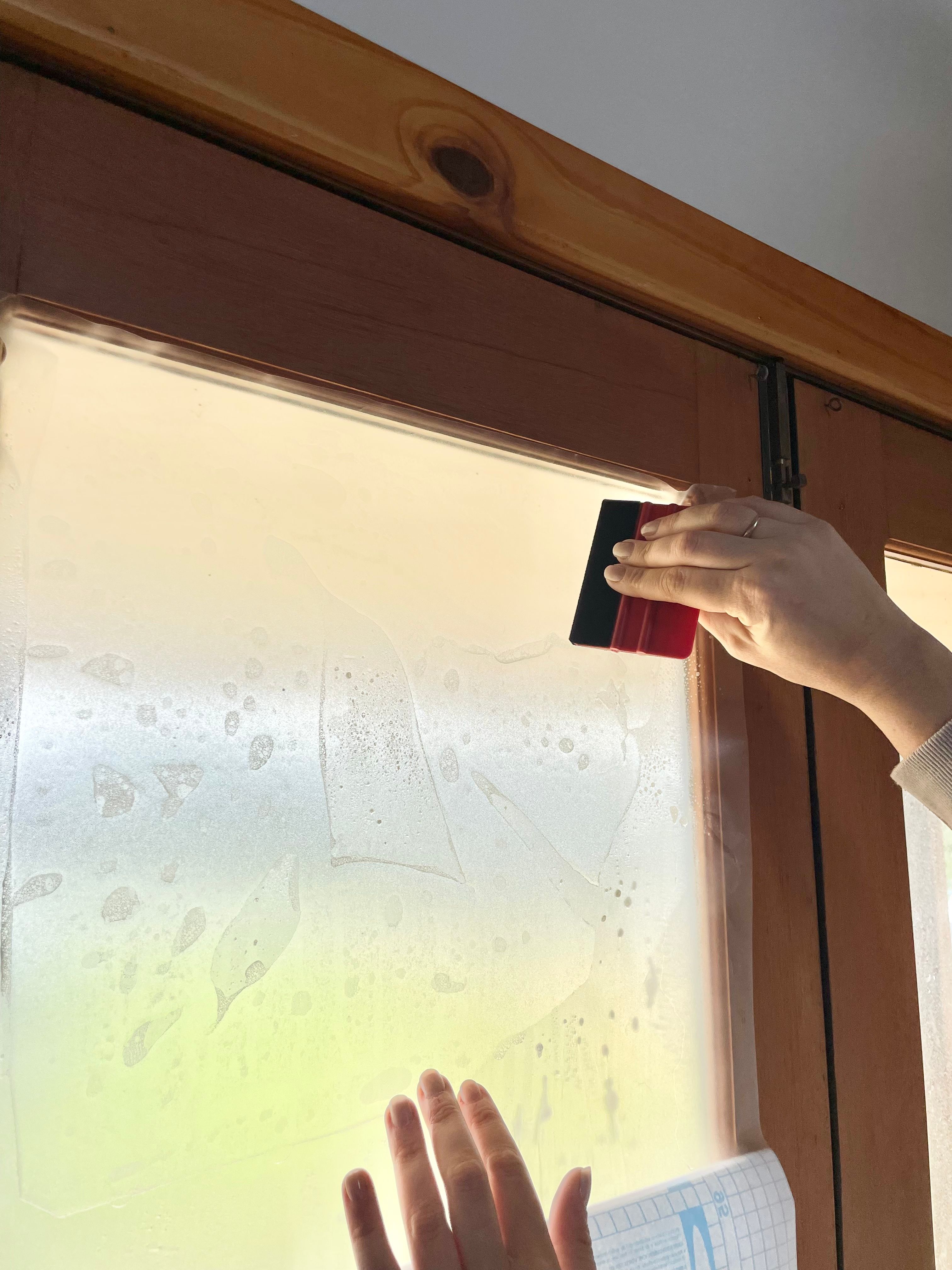 DIY frost window film Bunnings community