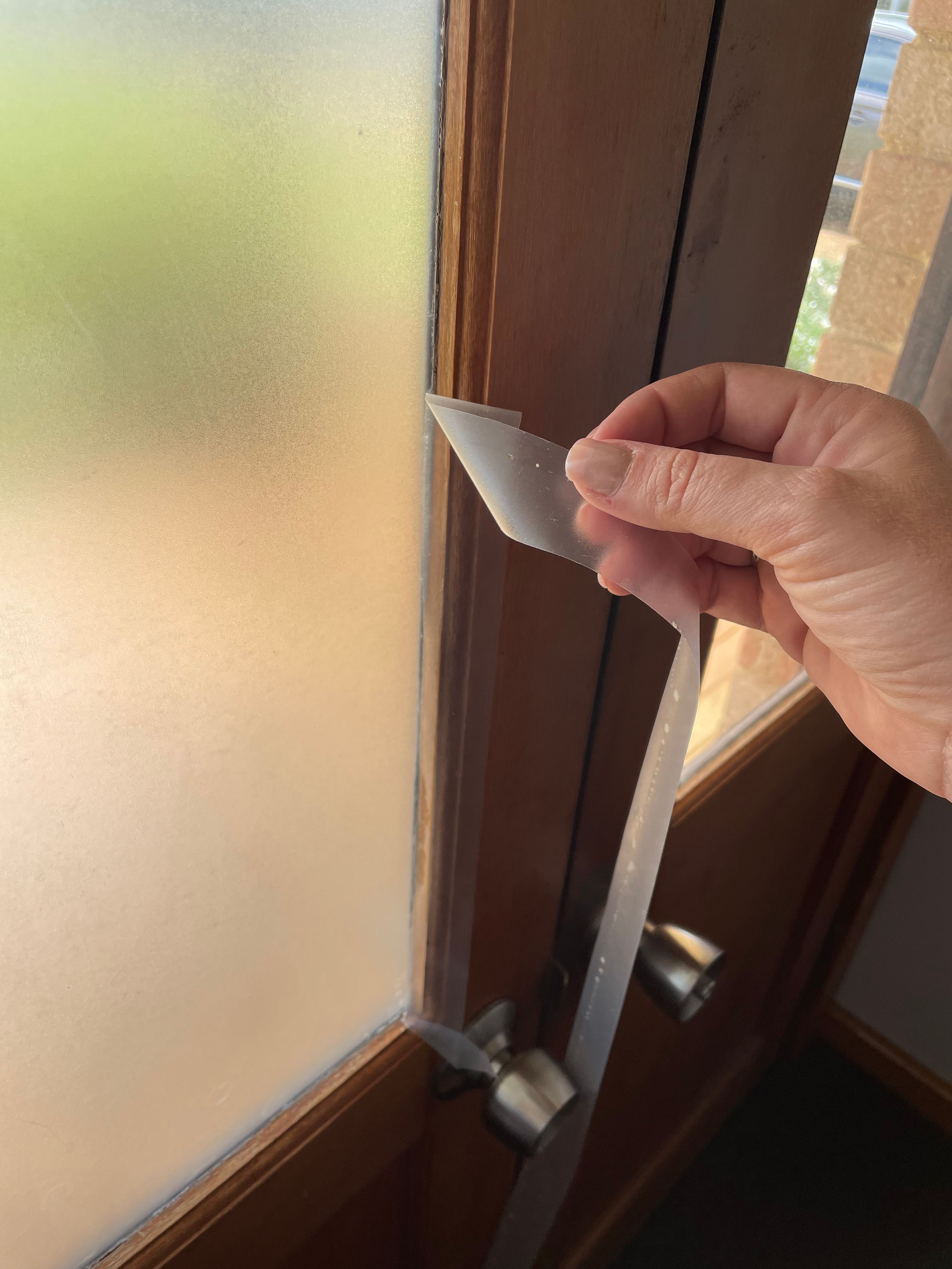 DIY frost window film Bunnings community