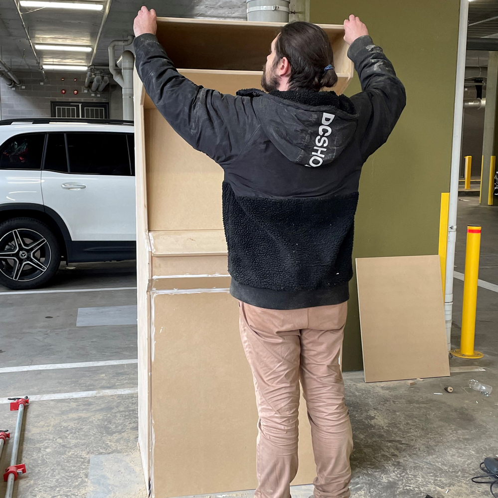 5.1 Positioning top segment of cabinet.png