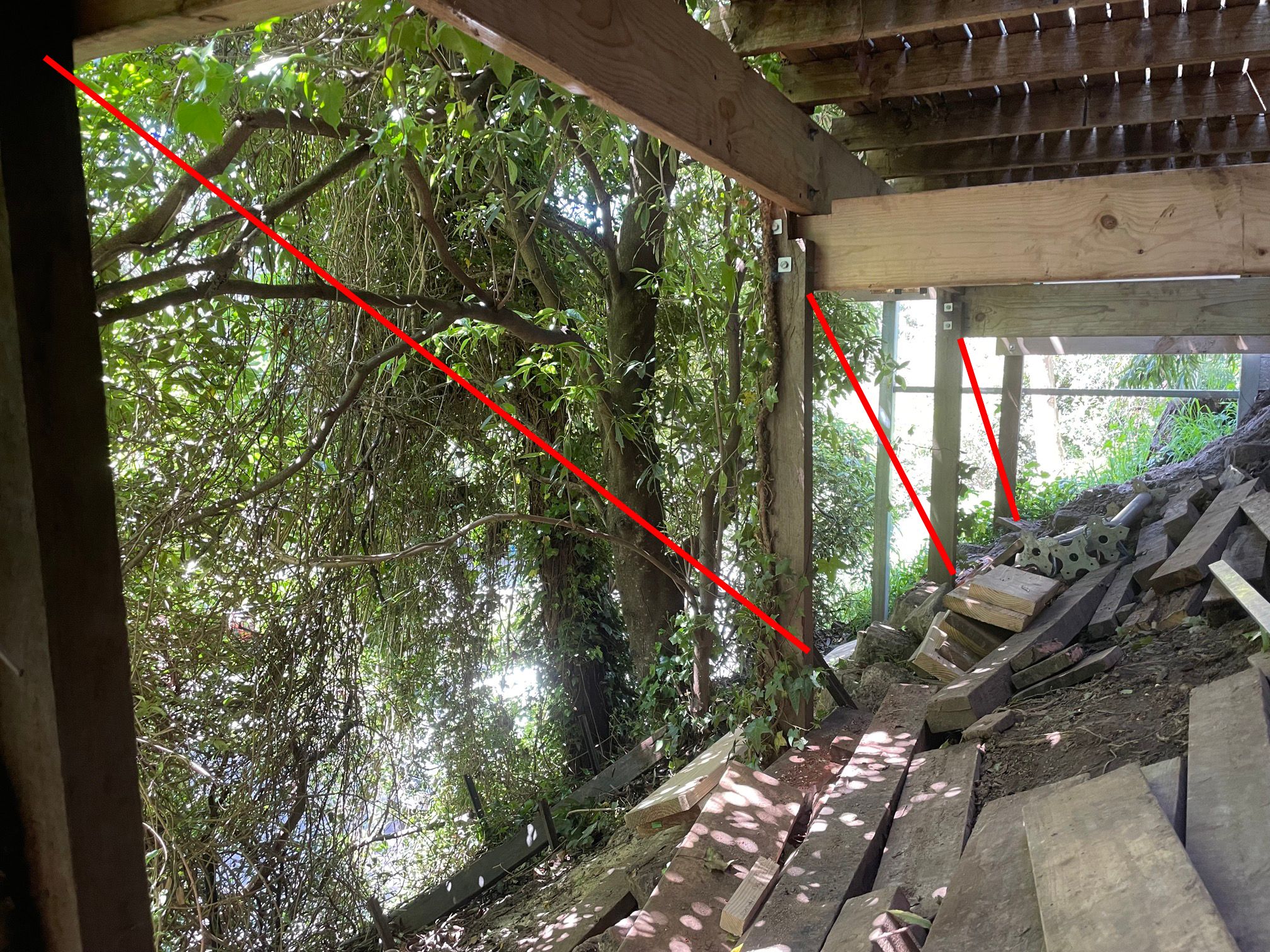 How to add bracing to deck posts? Bunnings community