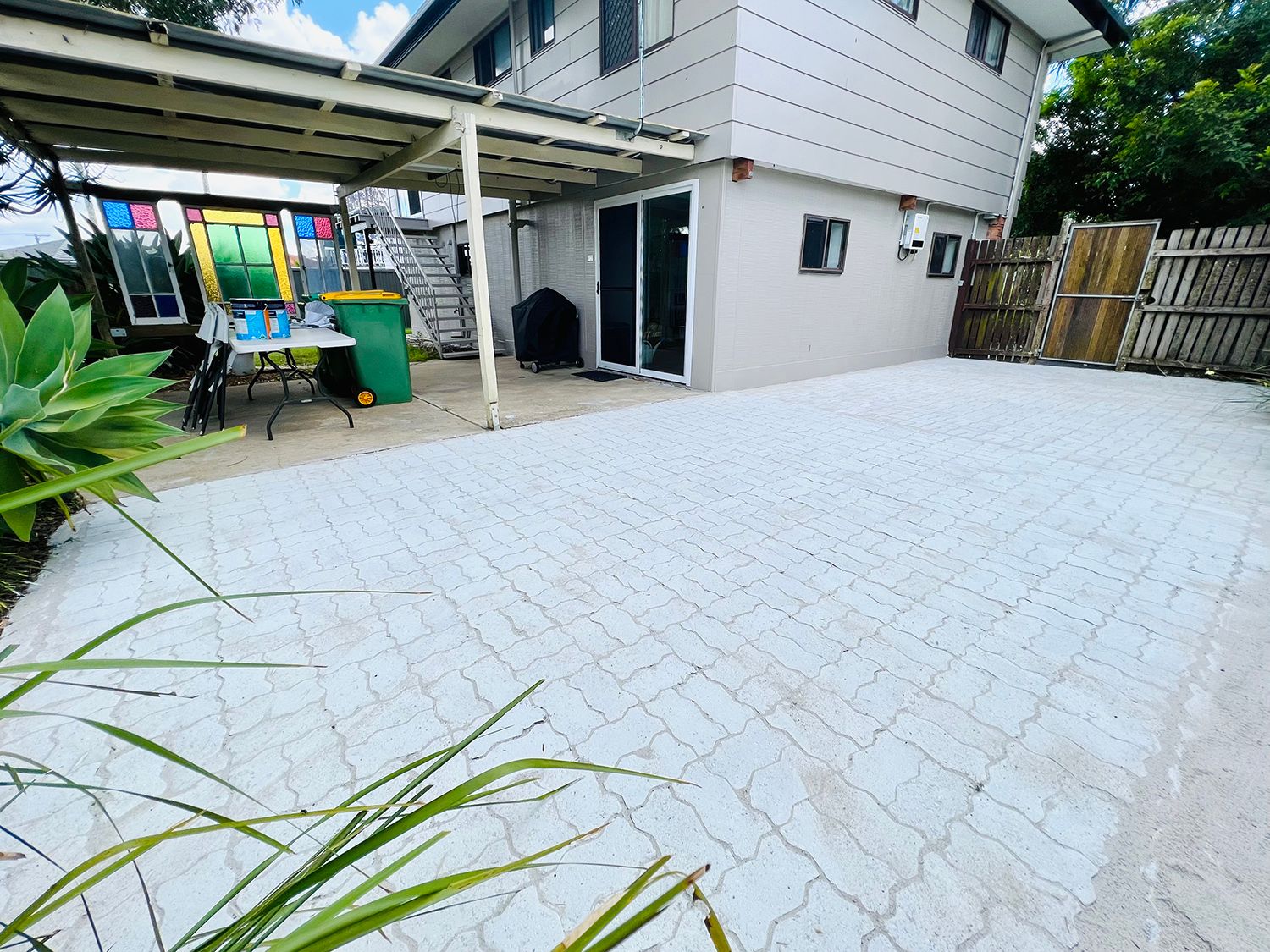 Side access painting Bunnings community