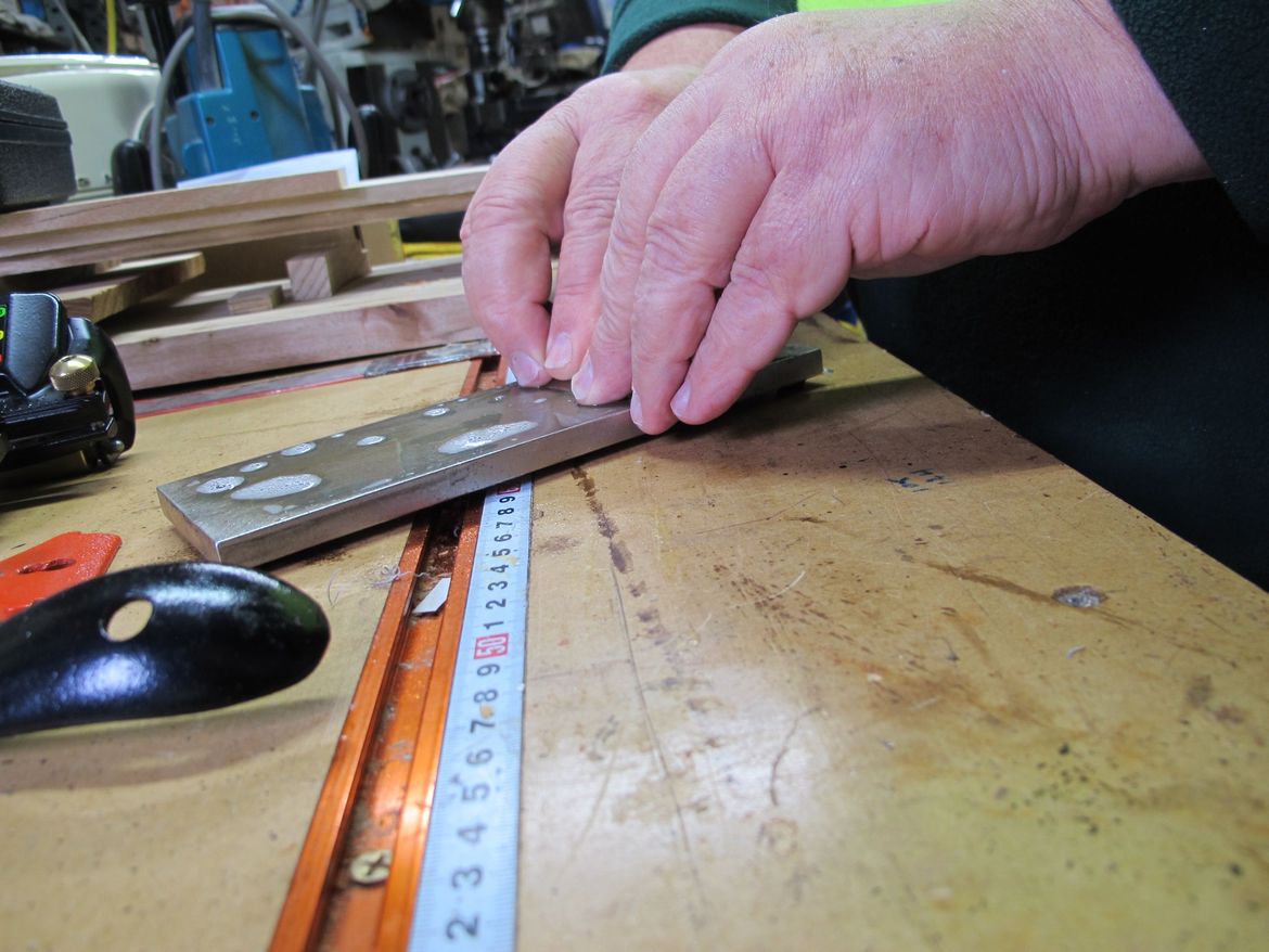 The blade disappears in my hands