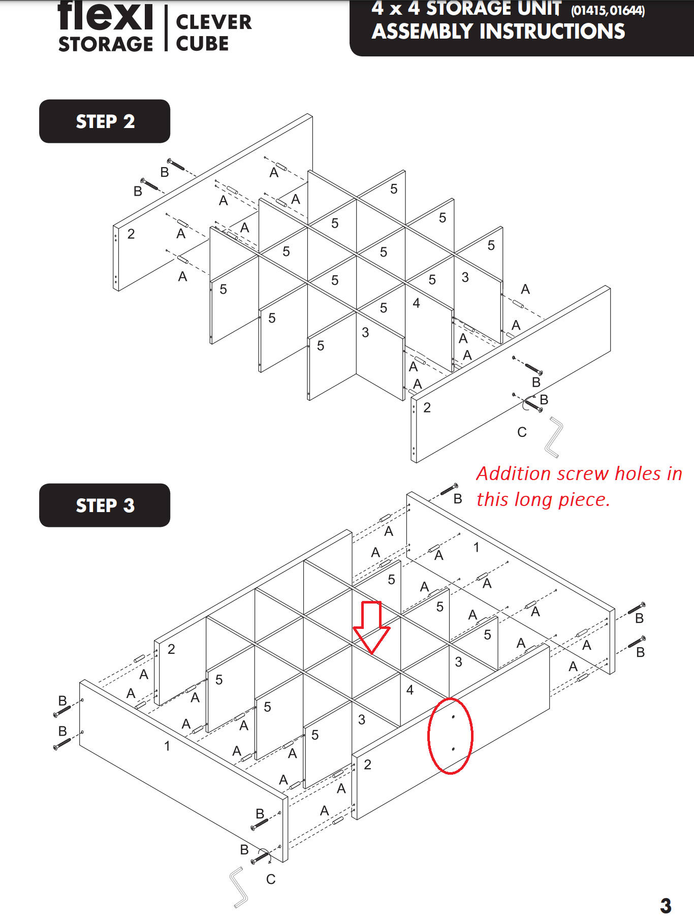 Putting together a flexi storage 16 cube... Bunnings community