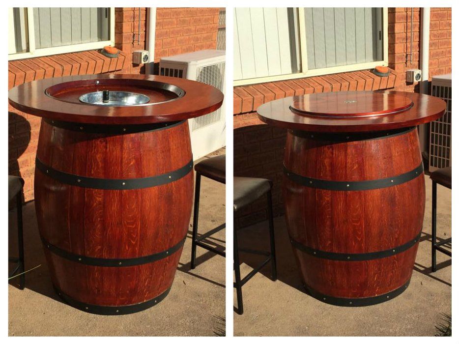How to make a Wine Barrel Table Bunnings community