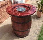 Wine barrel Table