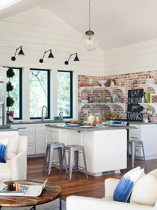 Creating a distressed brick wall look Bunnings community