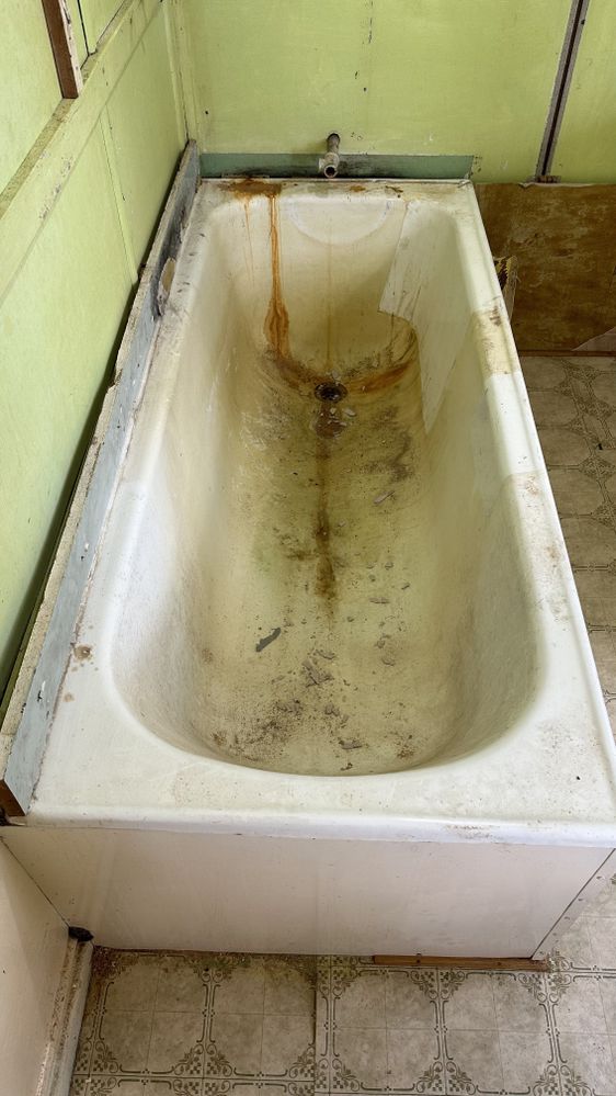 A nice old full length bathtub