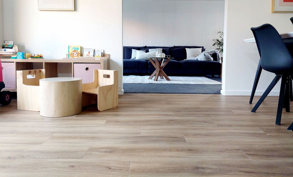 D.I.Y. flooring using adhesive vinyl ove... Bunnings community