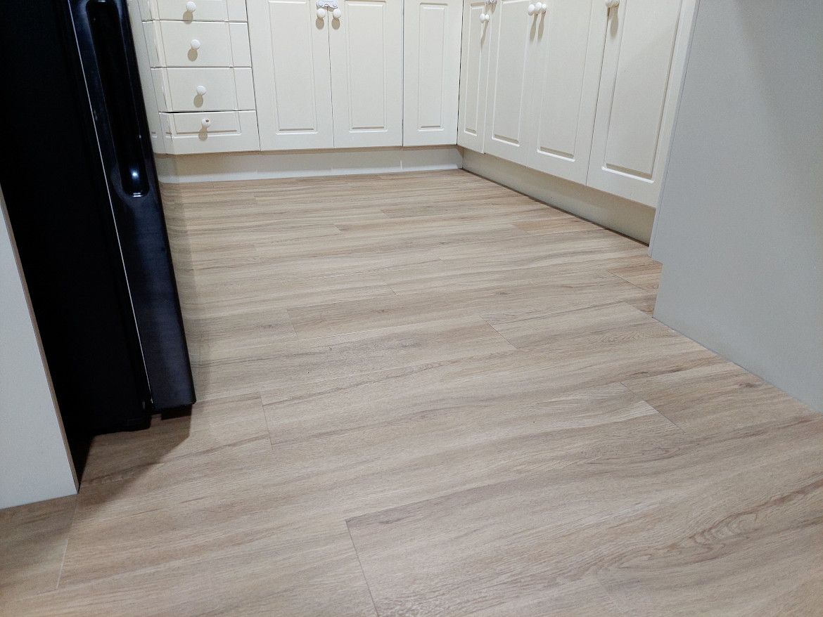 D.I.Y. flooring using adhesive vinyl ove... Bunnings community