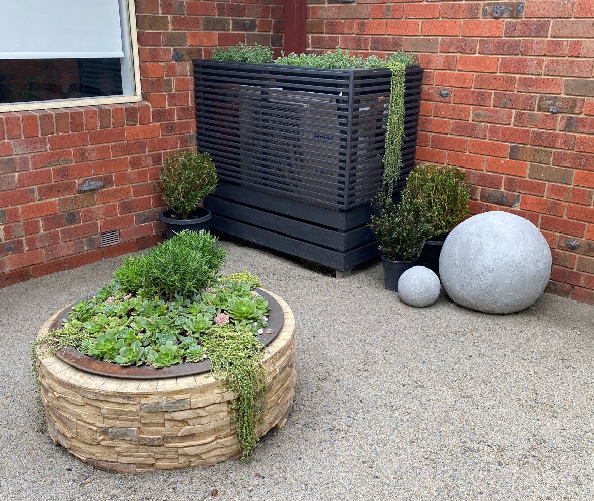 Side yard revamp with artificial grass Bunnings community