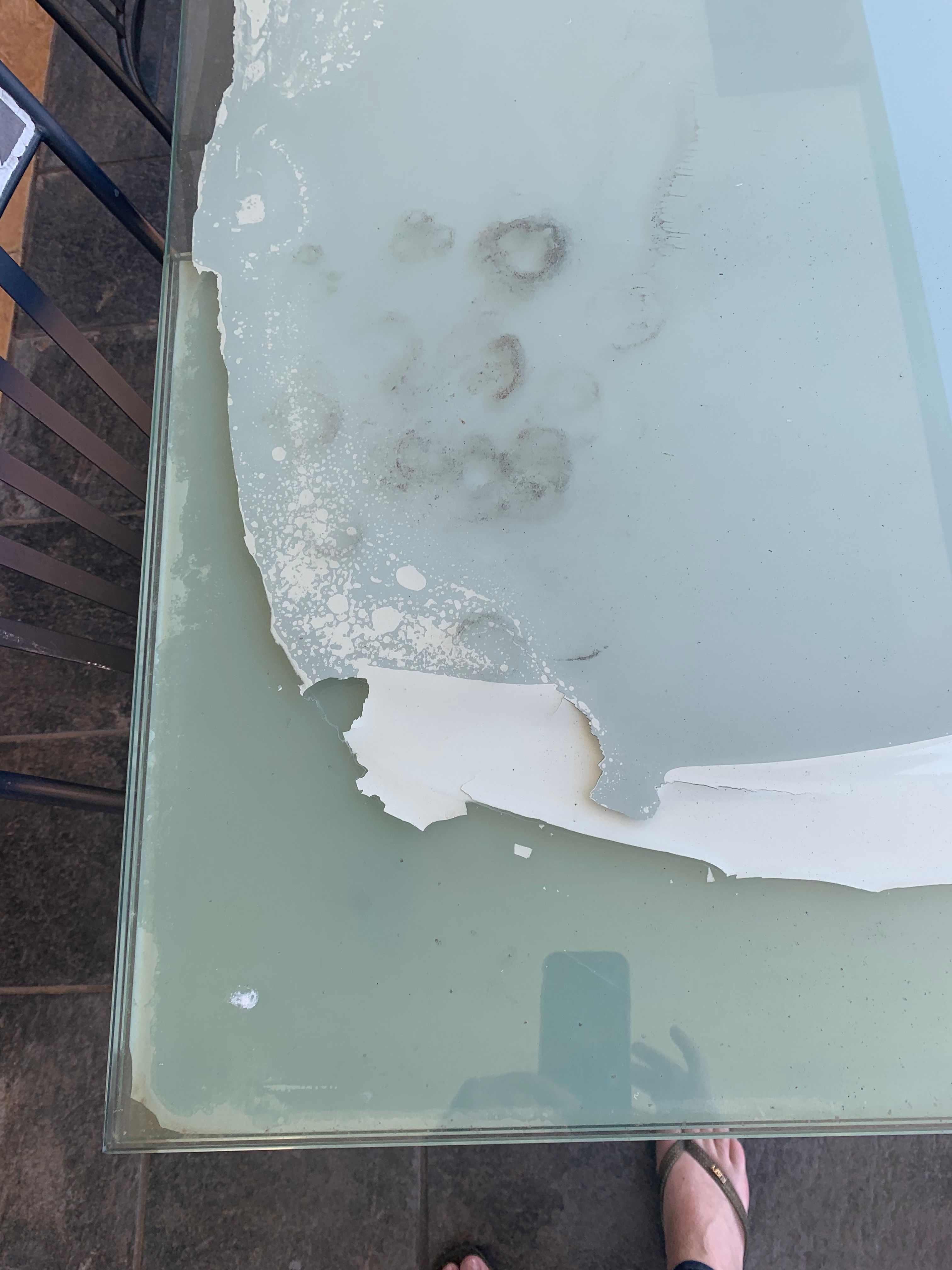 How to repair a glass table? Bunnings community
