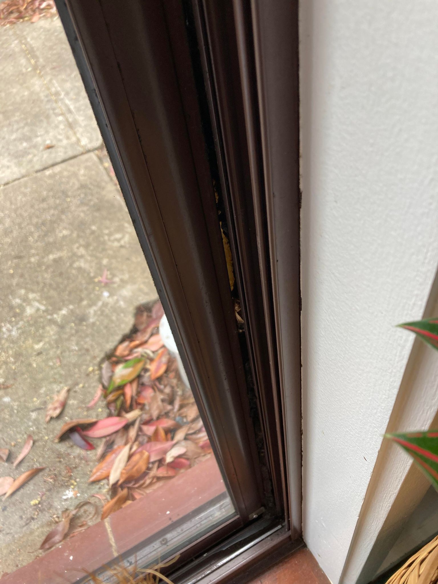 How to close gap between sliding door fr... Bunnings community