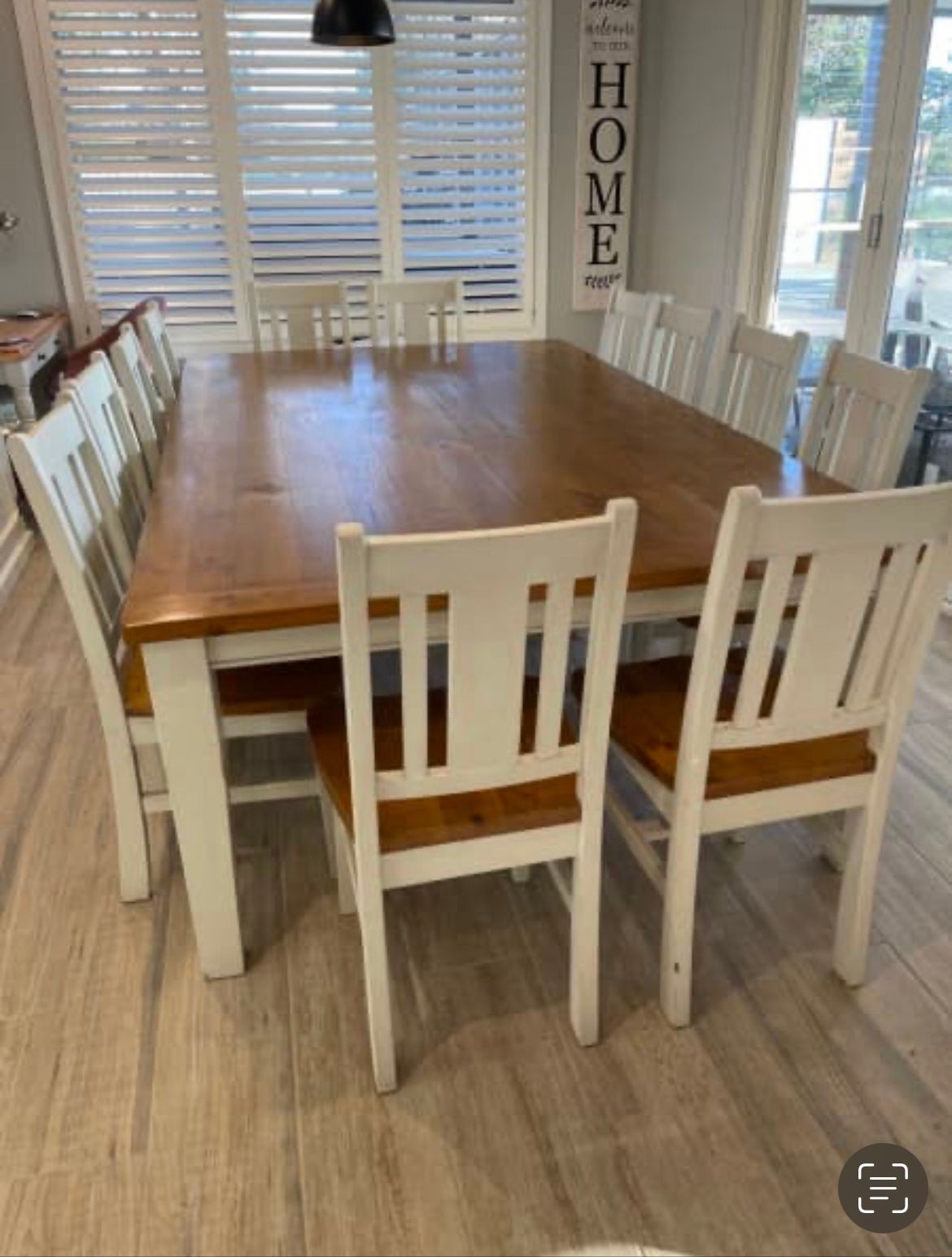 Dining table and chairs makeover Bunnings community