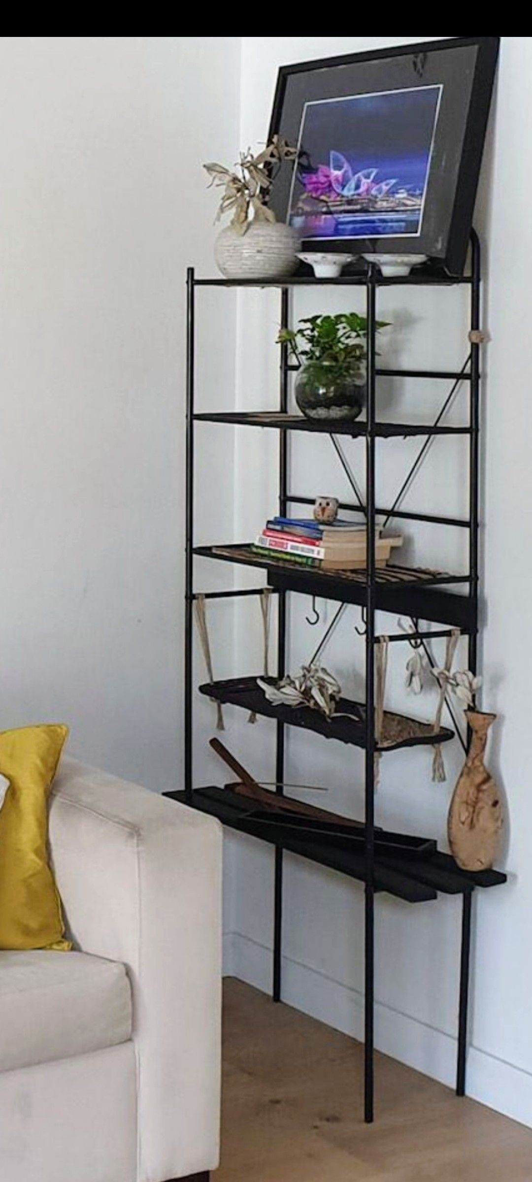 Recycled shelves above toilet Bunnings community