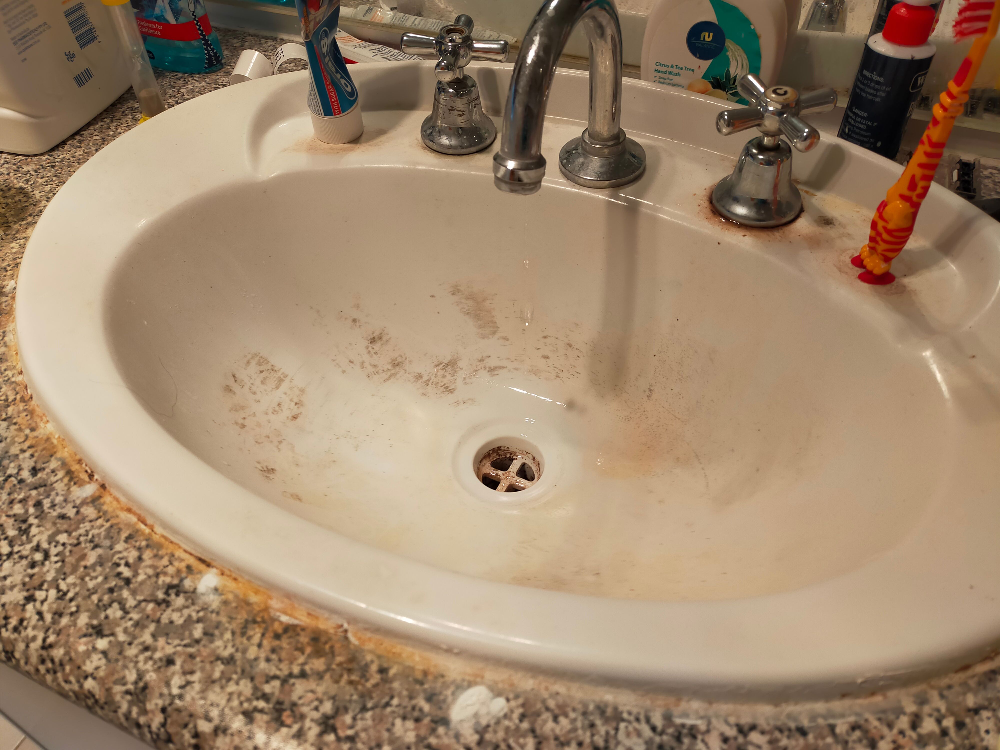 Changing Bathroom ceramic basin Bunnings community