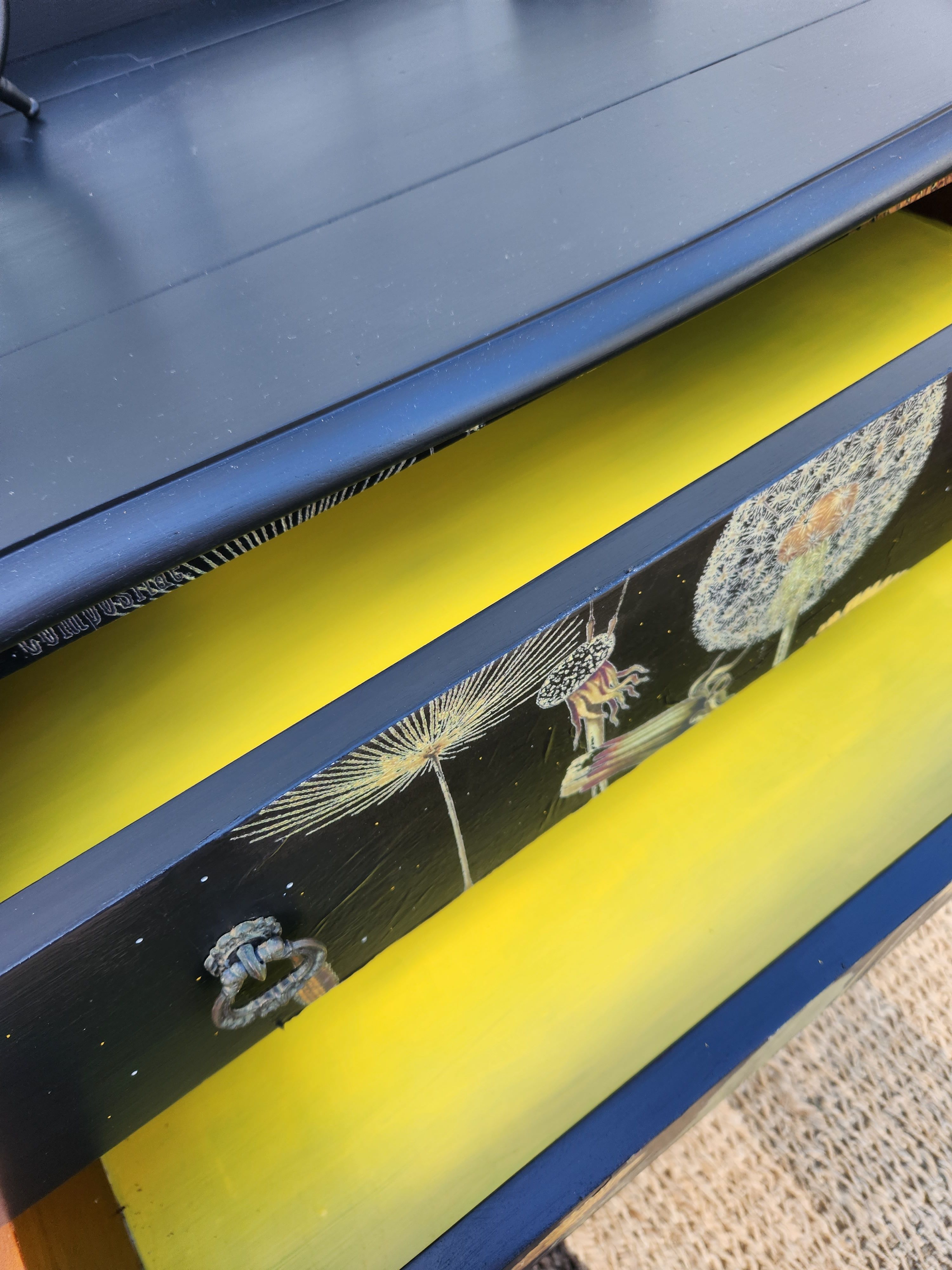 Upcycled vintage drawers with decoupage Bunnings community