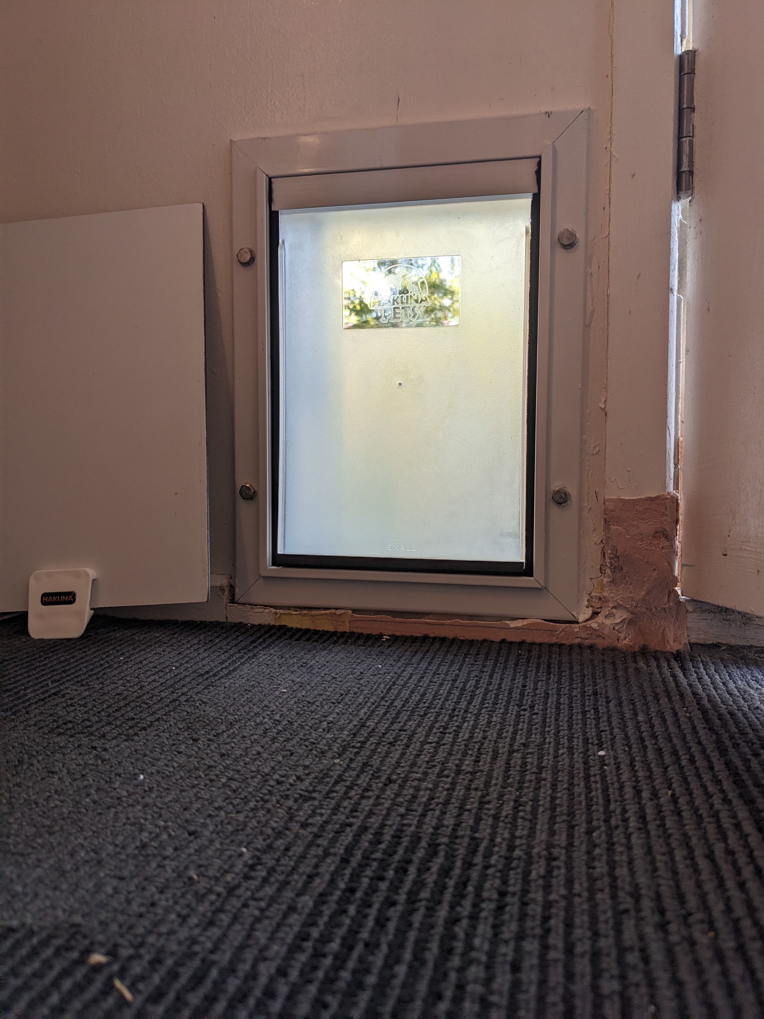 How to build a cat door in 12cm wall? Bunnings community