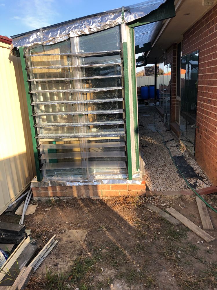 Aluminium test foil for sun heat control