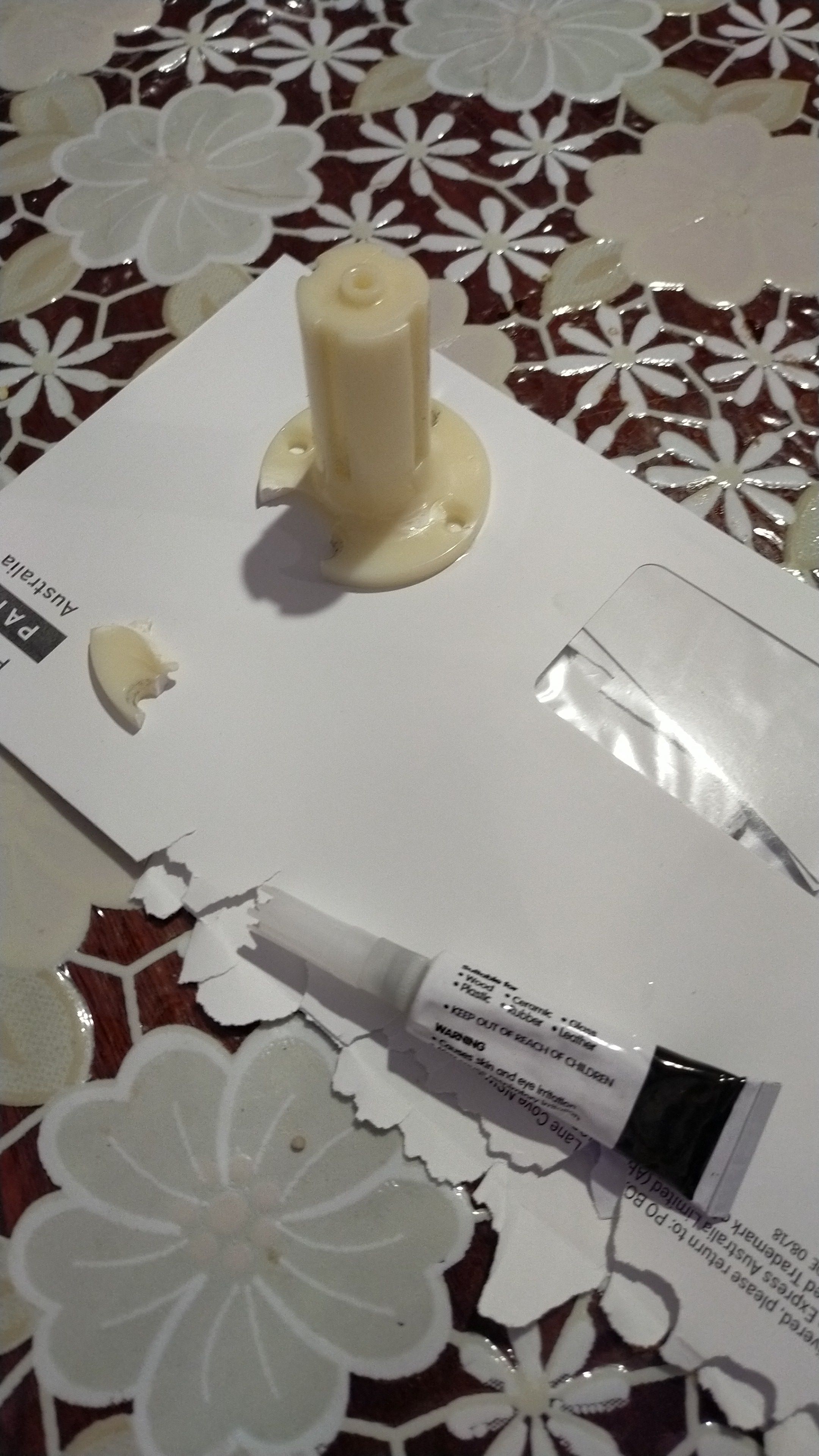 How to repair bathroom towel rail? Bunnings community