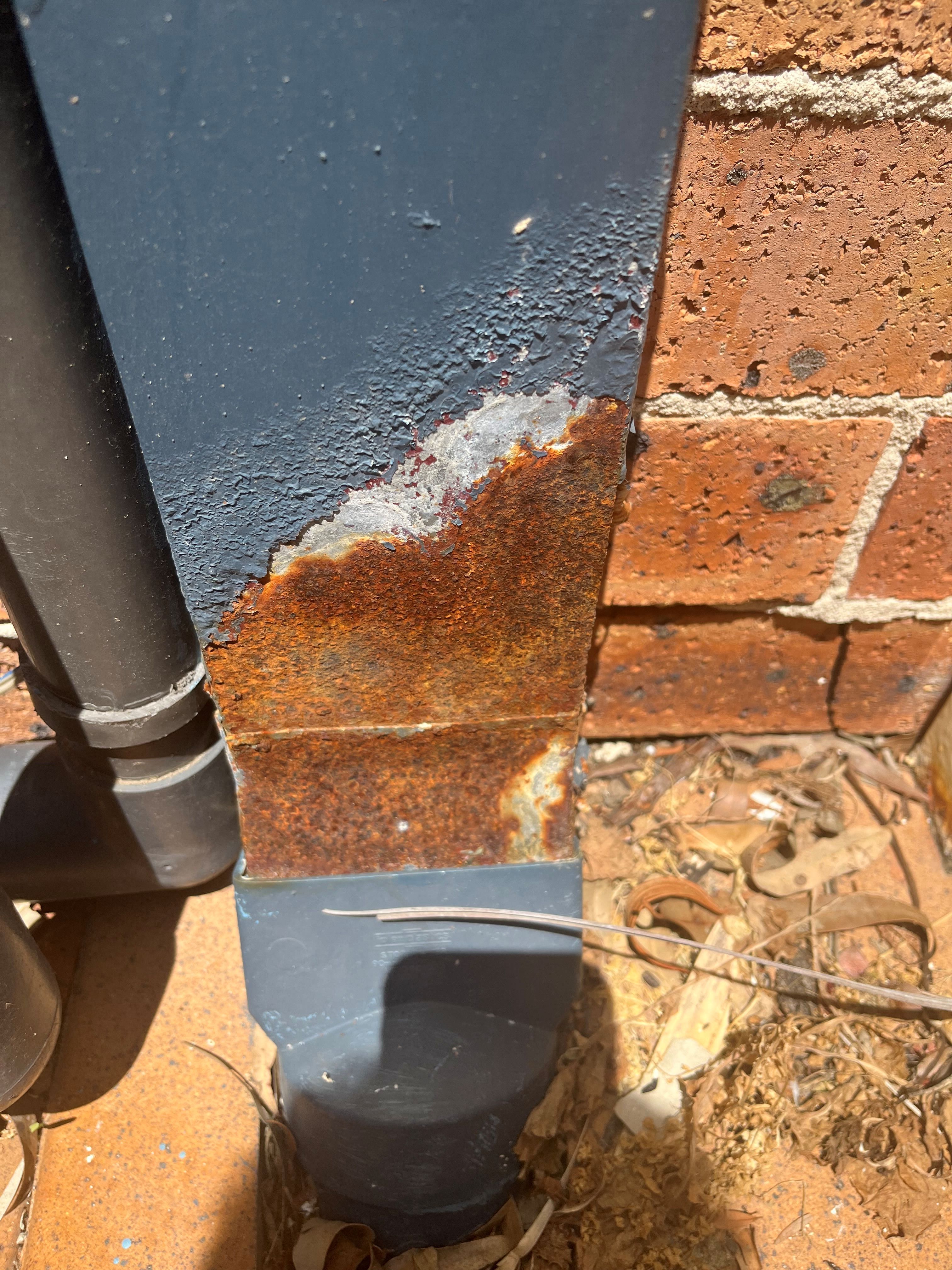 How can I fix a rusted down pipe? Bunnings community