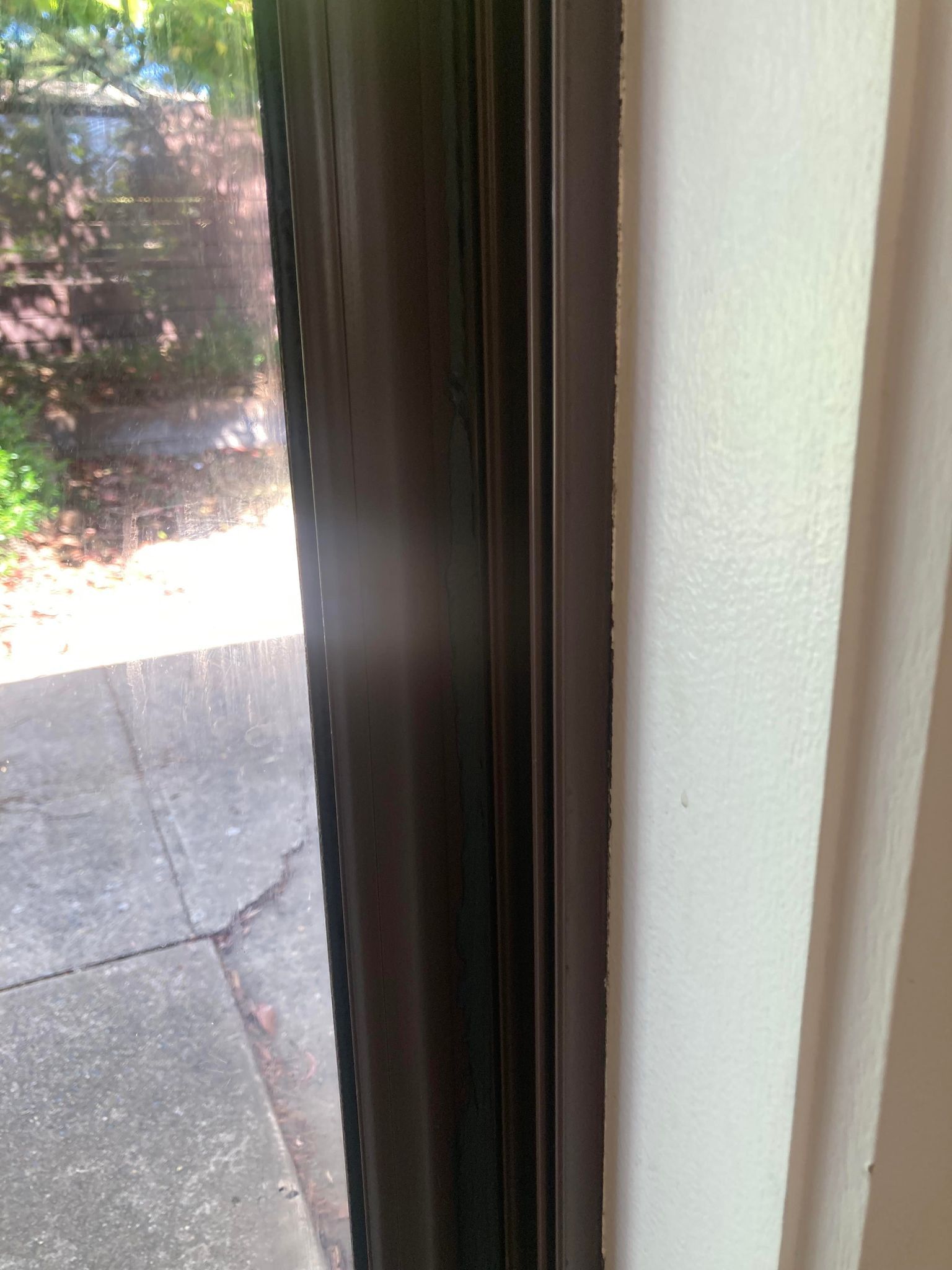 How to close gap between sliding door fr... Bunnings community