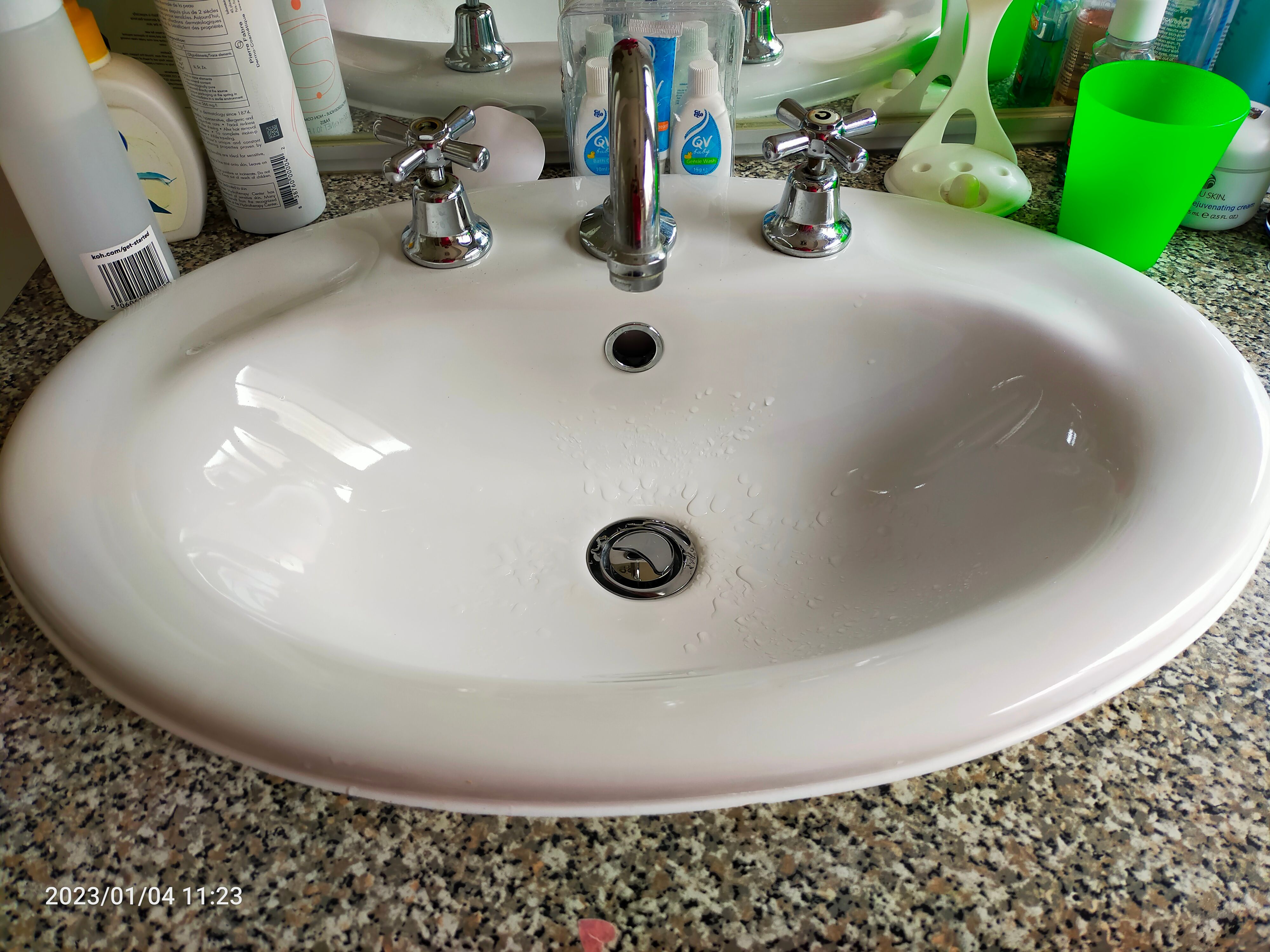 Changing Bathroom ceramic basin Bunnings community