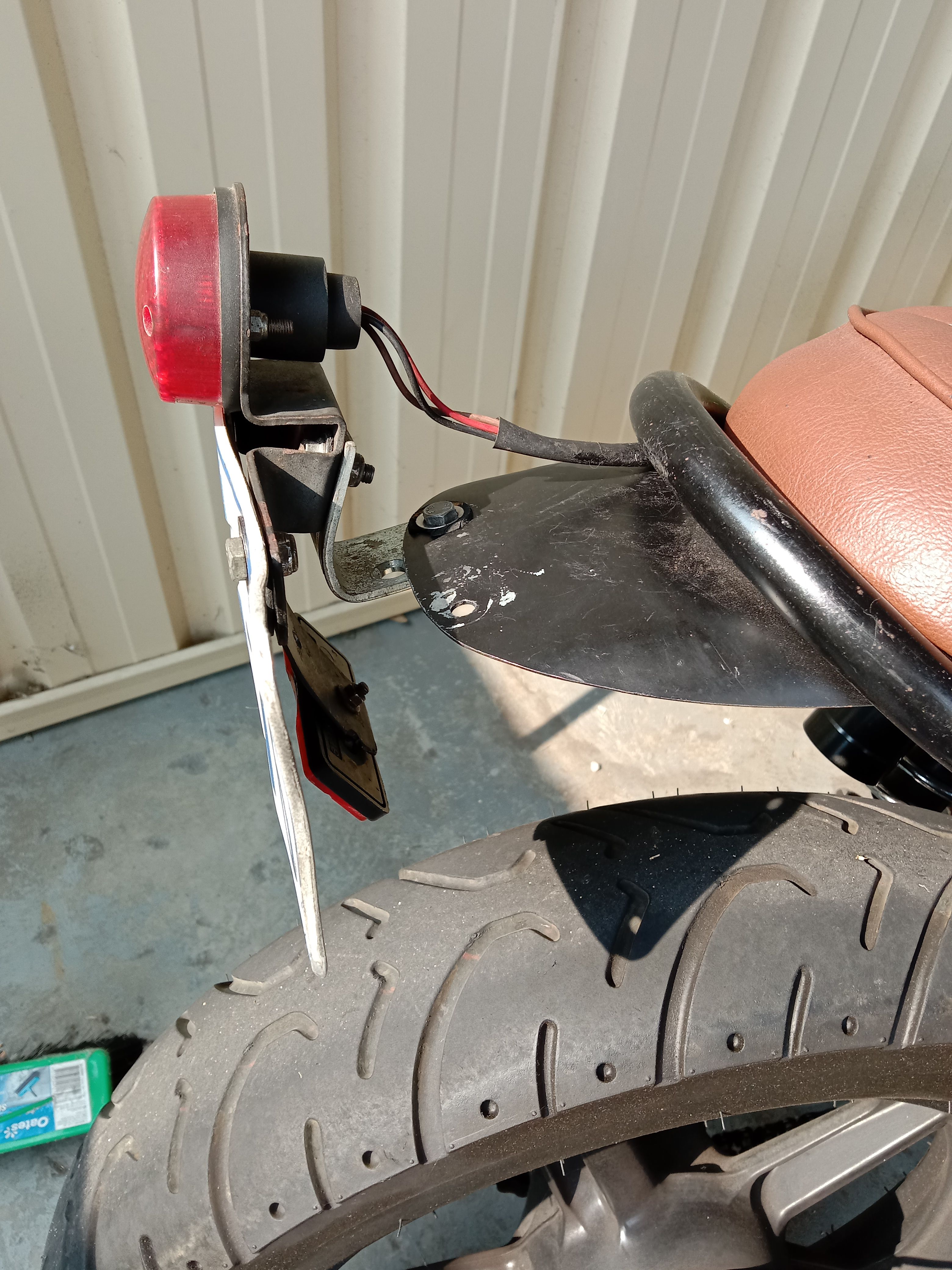 How to make a motorcycle tail light brac... Bunnings community