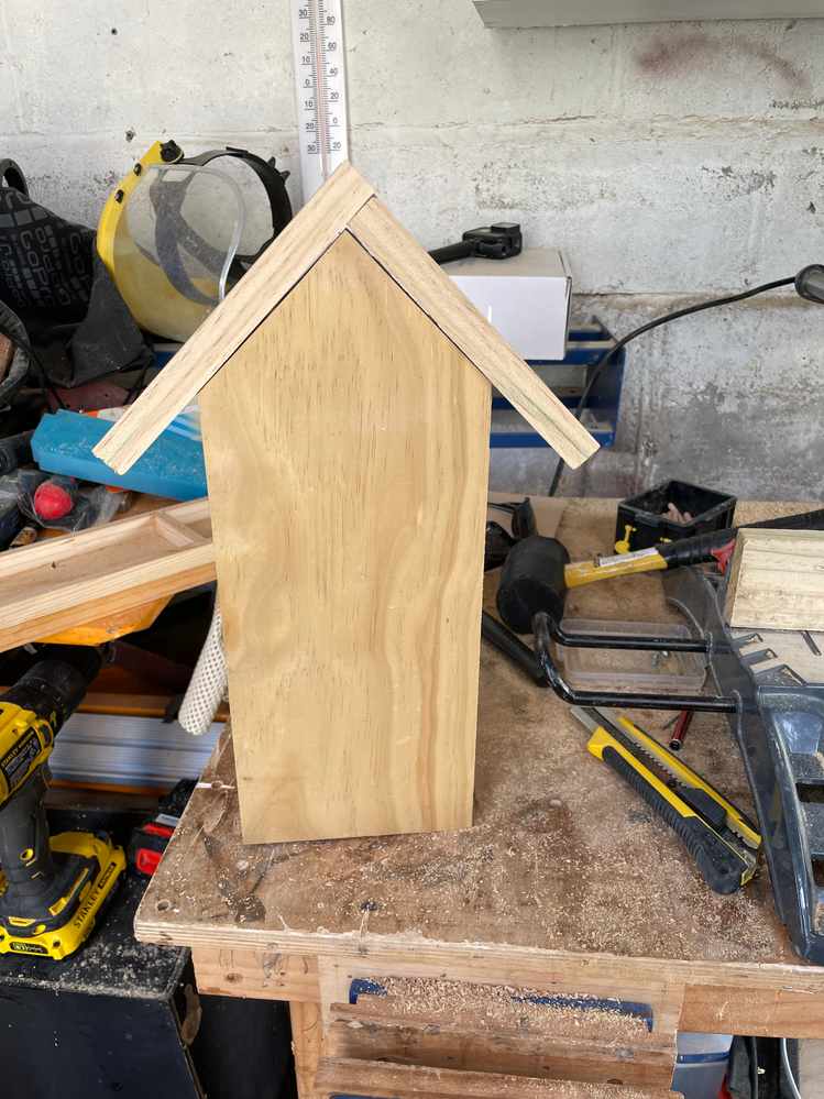 I used dowels instead of screws for neighbour's one