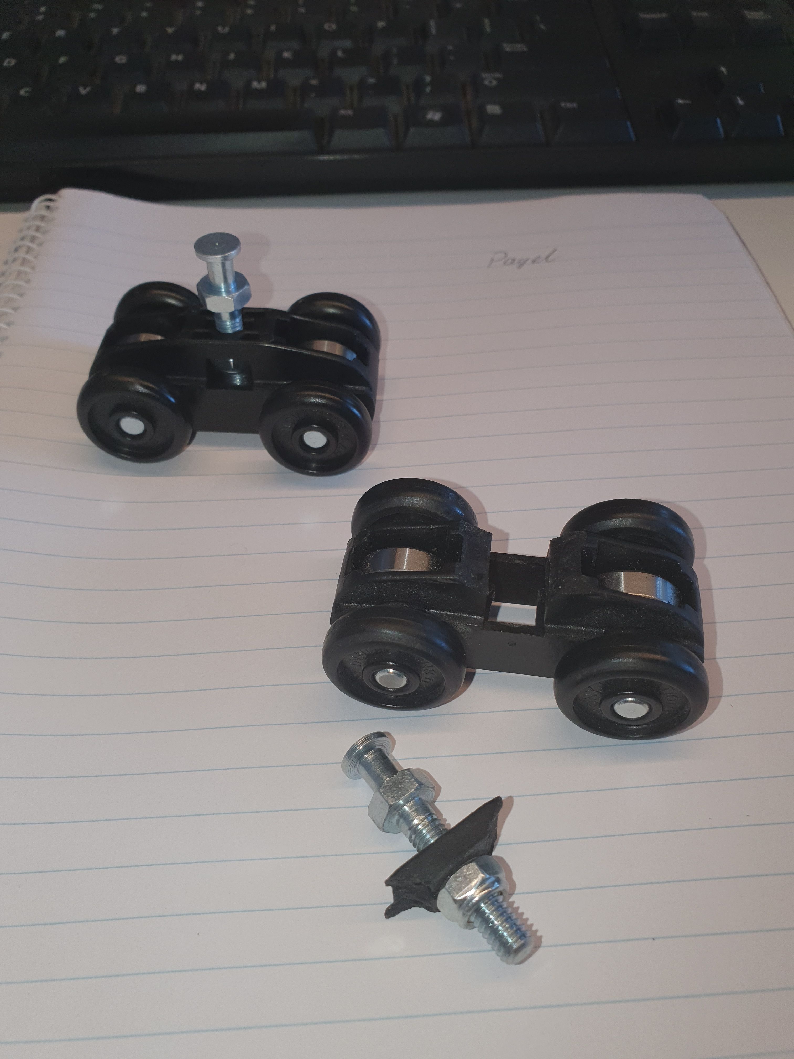 How to replace sliding door carriage? Bunnings community