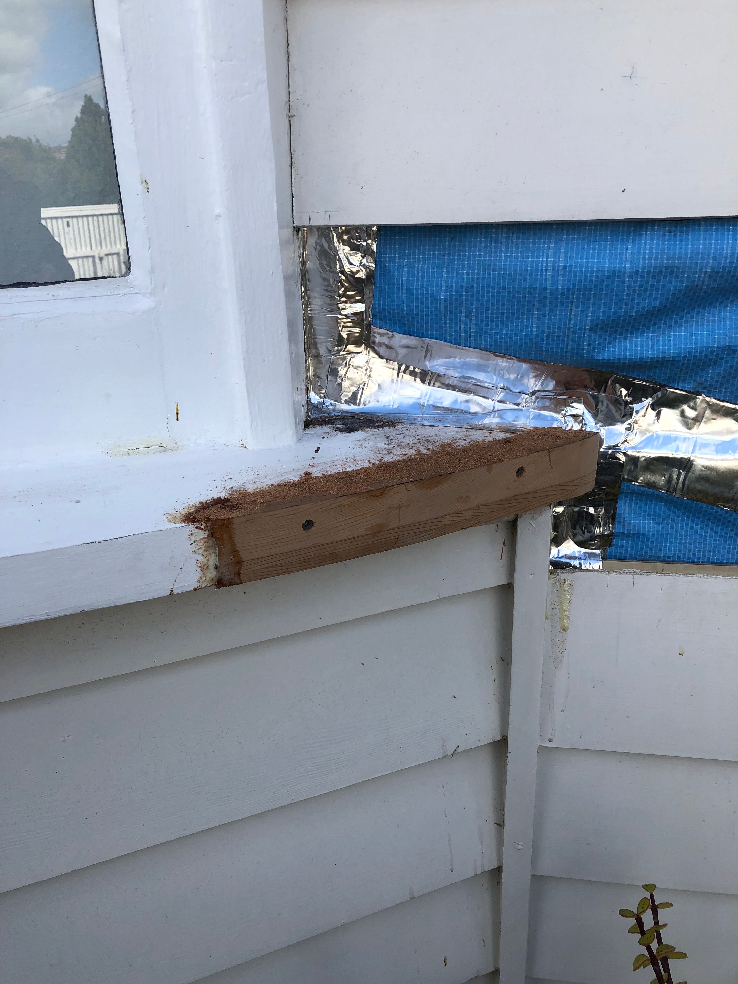 Timber window sill repair Bunnings community