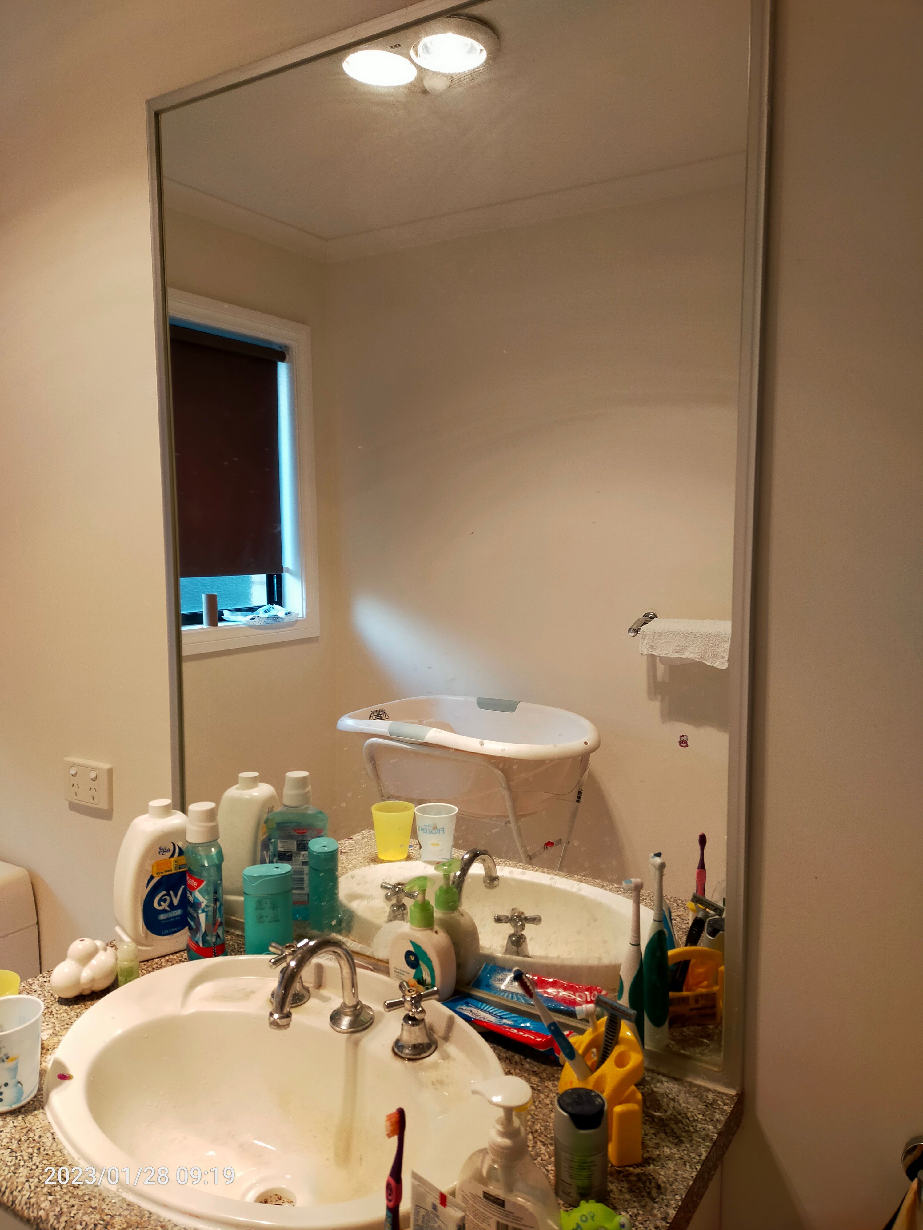 How to remove a bathroom mirror and inst... Bunnings community
