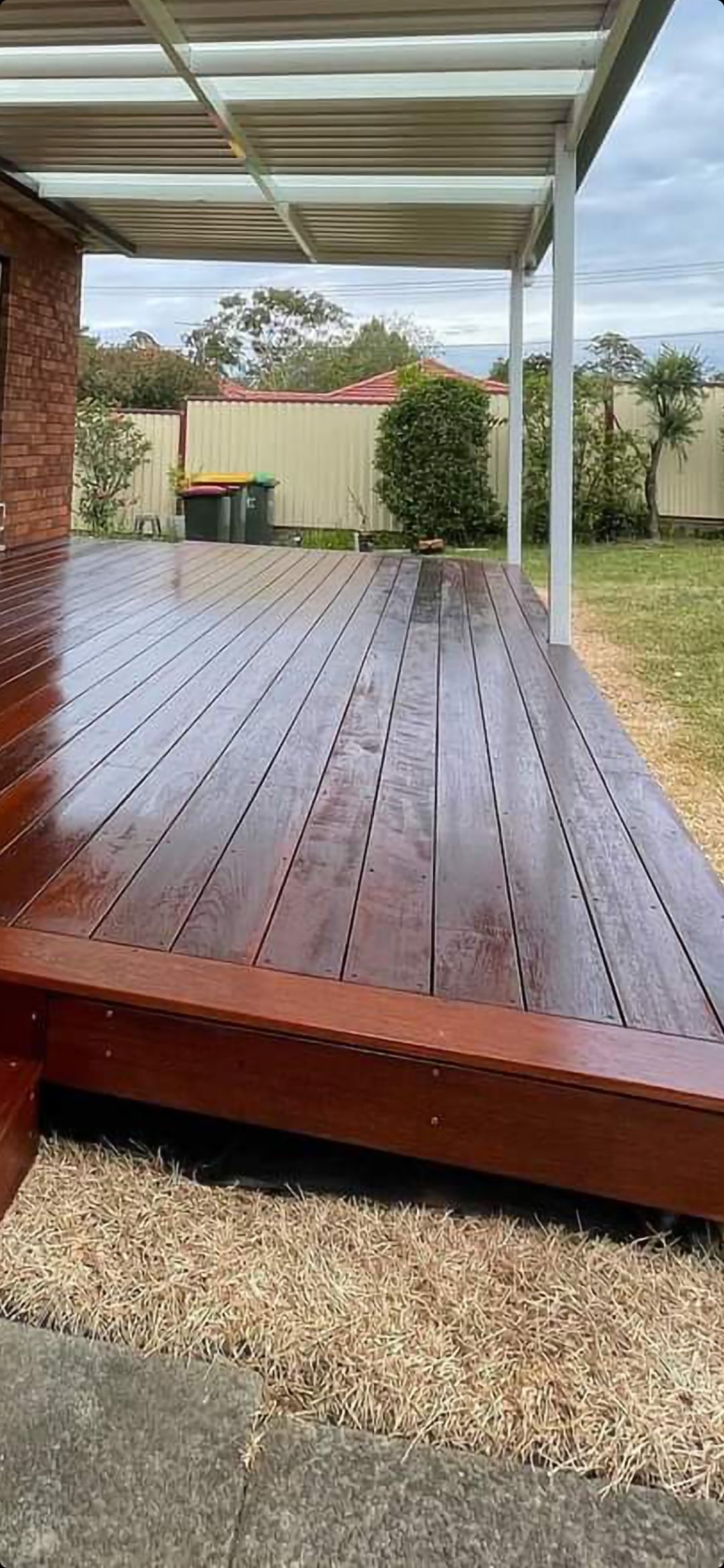 How to build a lowlevel deck over grass... Bunnings community