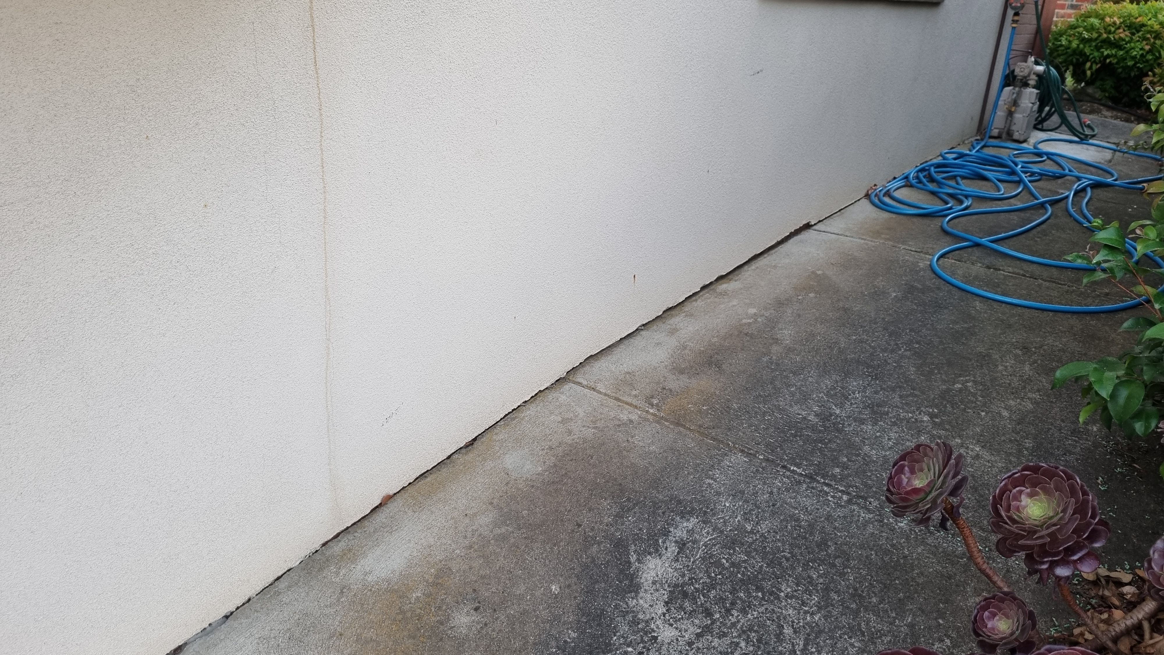 How to fill gap between house render and... Bunnings community