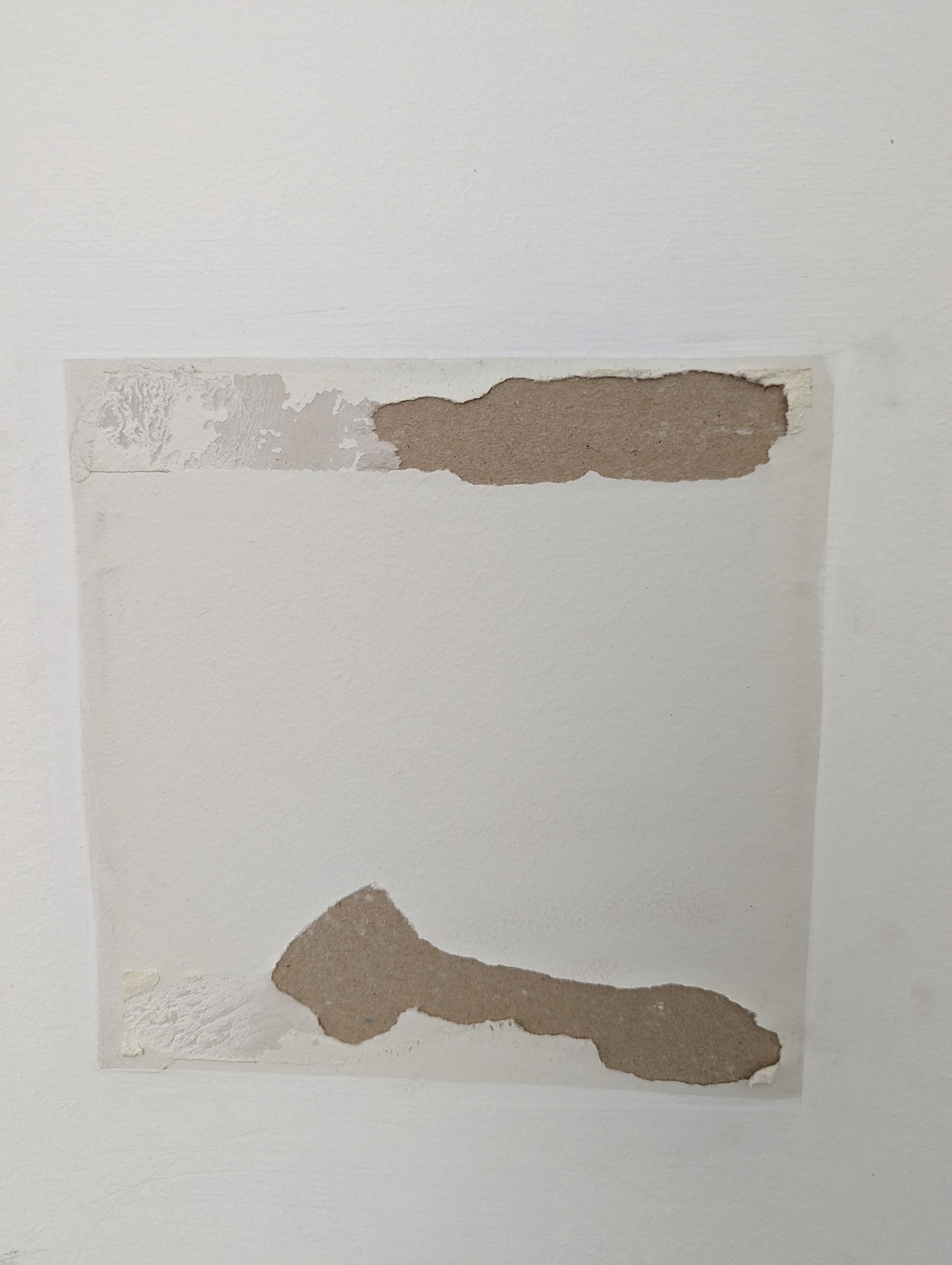 How to patch torn paper on wooden wall? Bunnings community