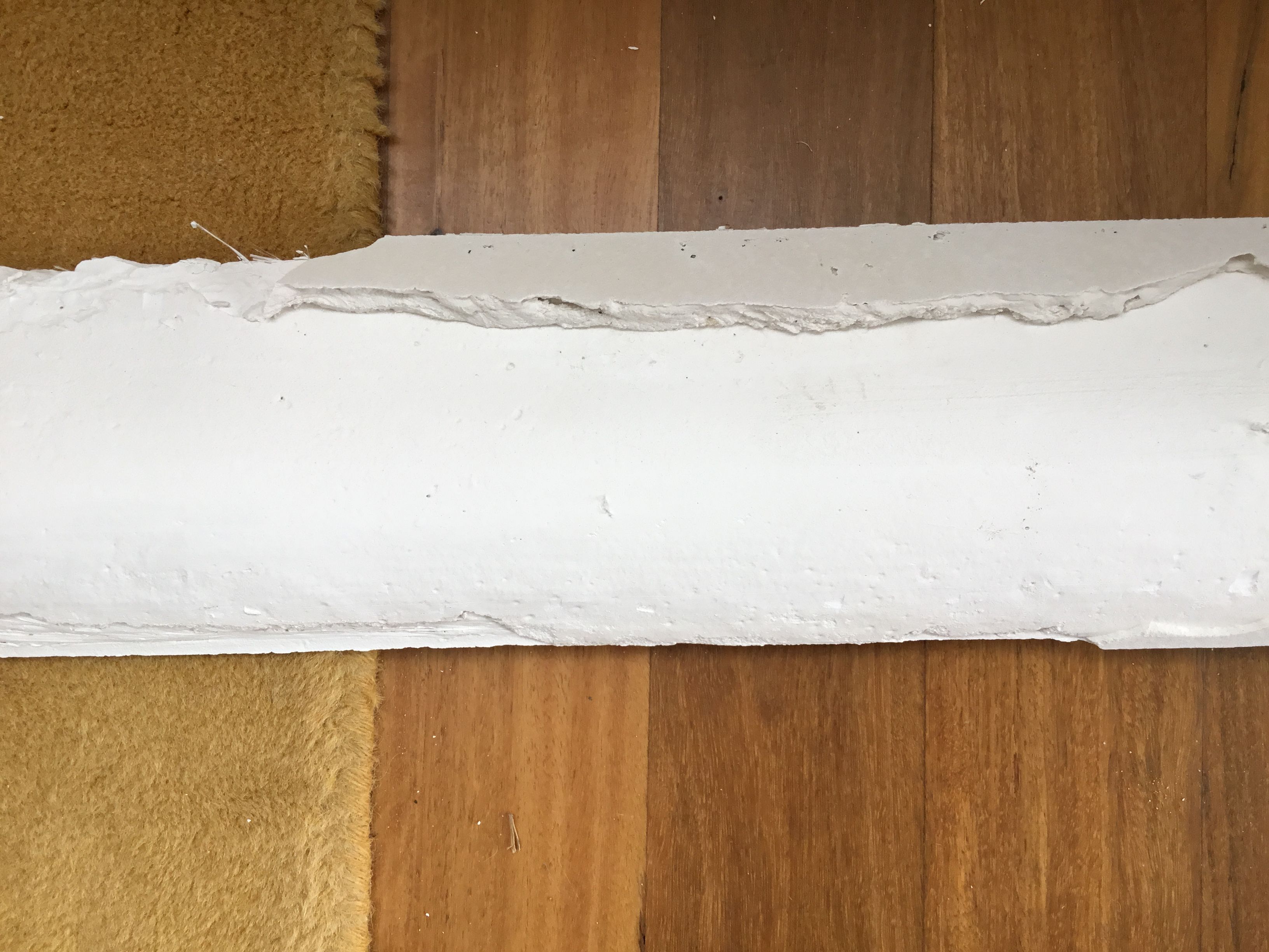 How to reattach large piece of plaster c... | Bunnings Workshop community