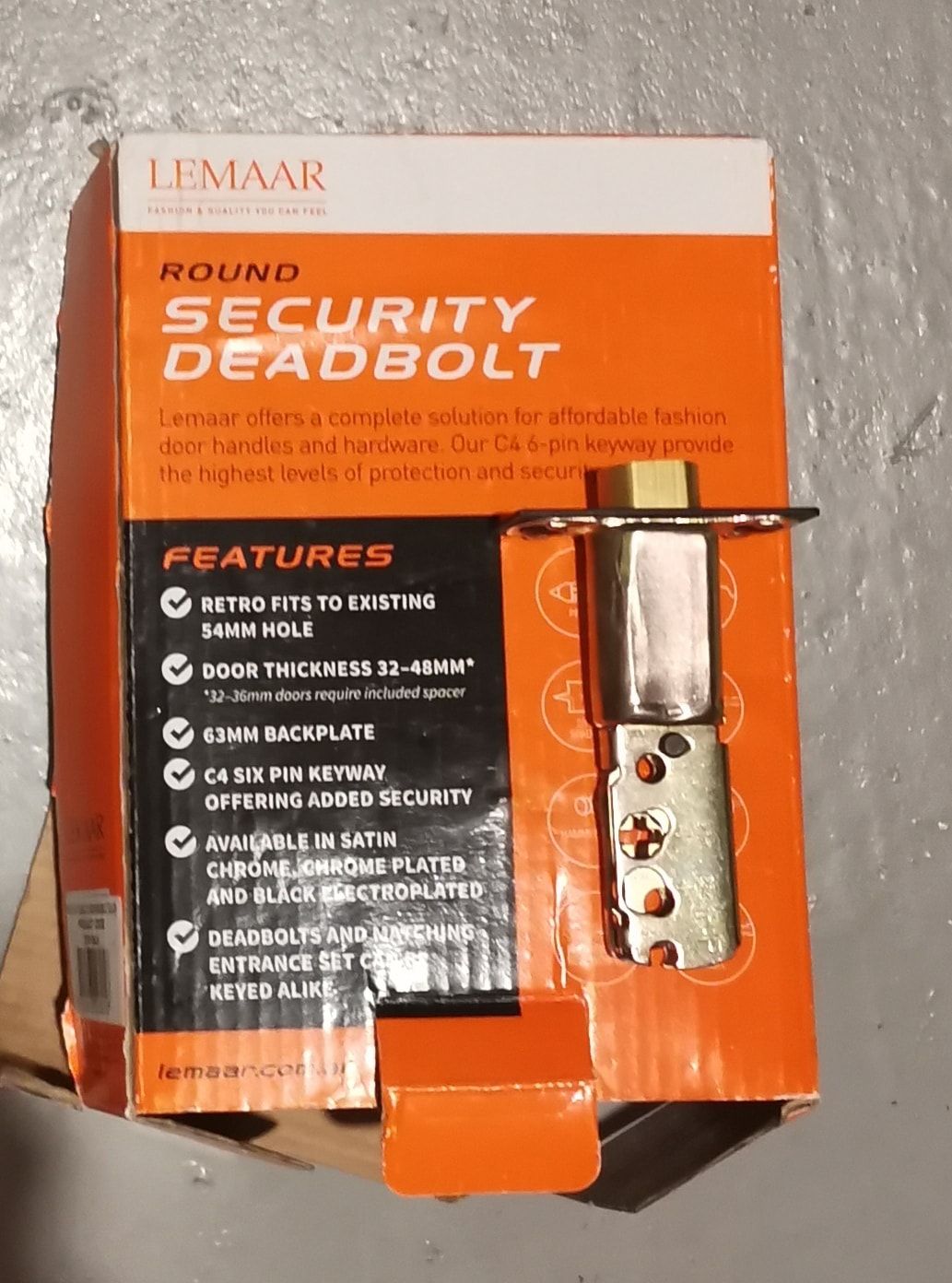How to retract bolt on deadbolt latch? Bunnings community