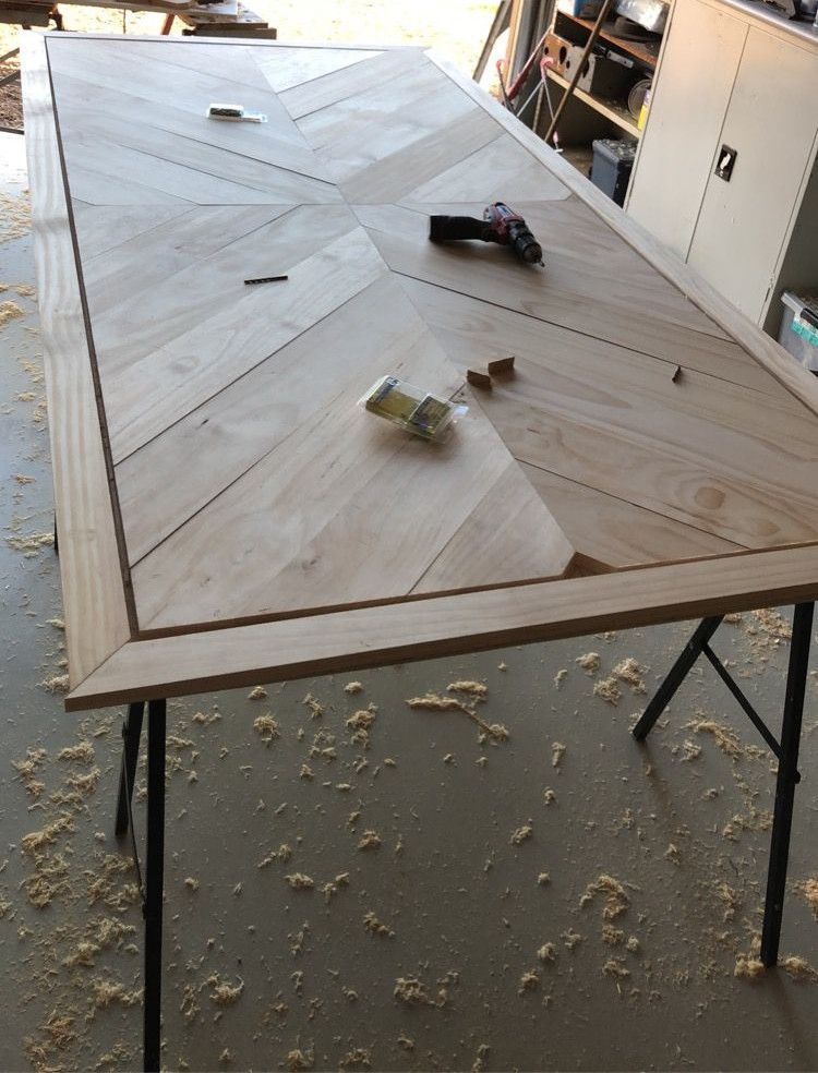 D.I.Y. dining table Bunnings community
