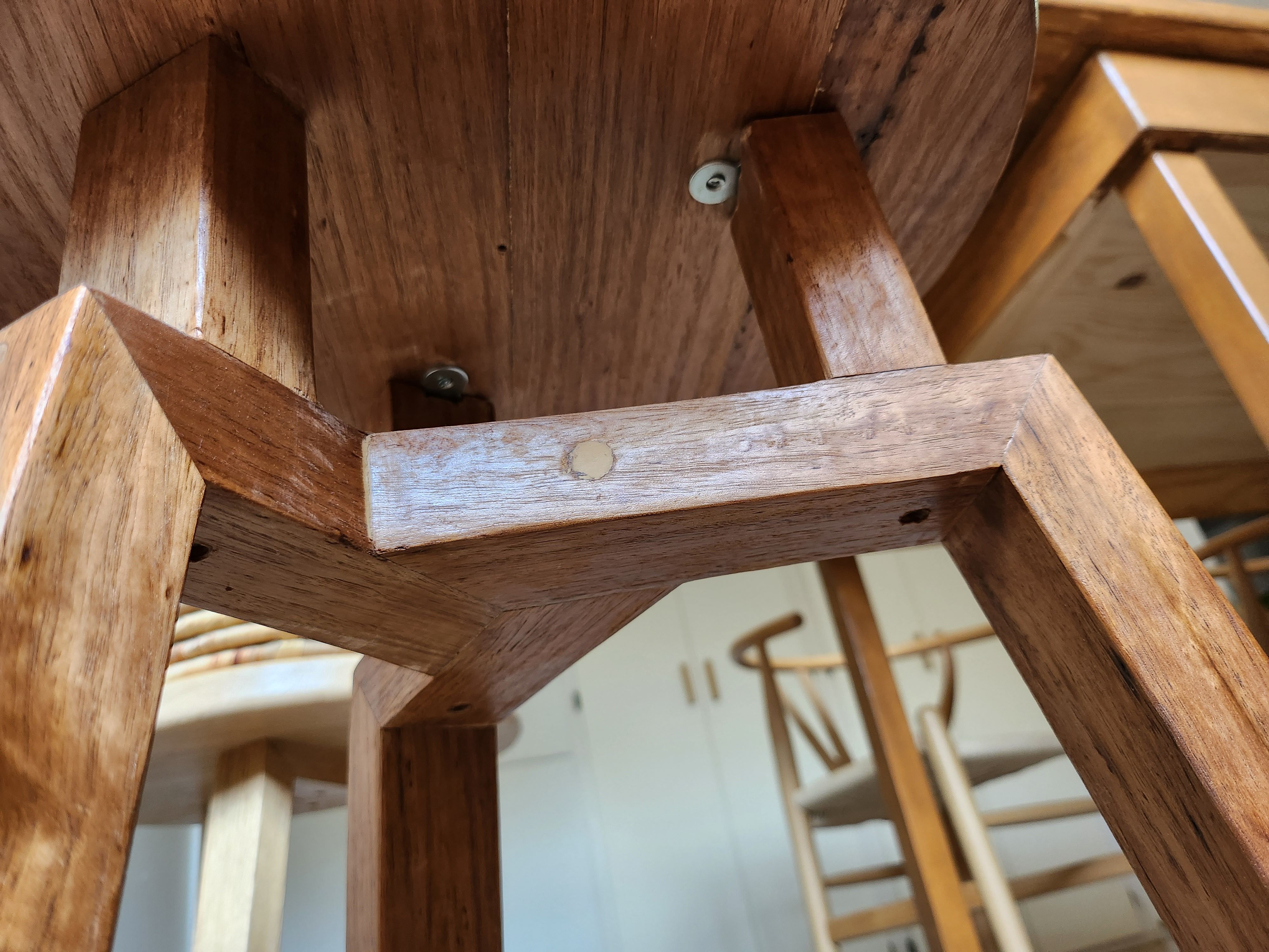 Oak side table / plant stand Bunnings community