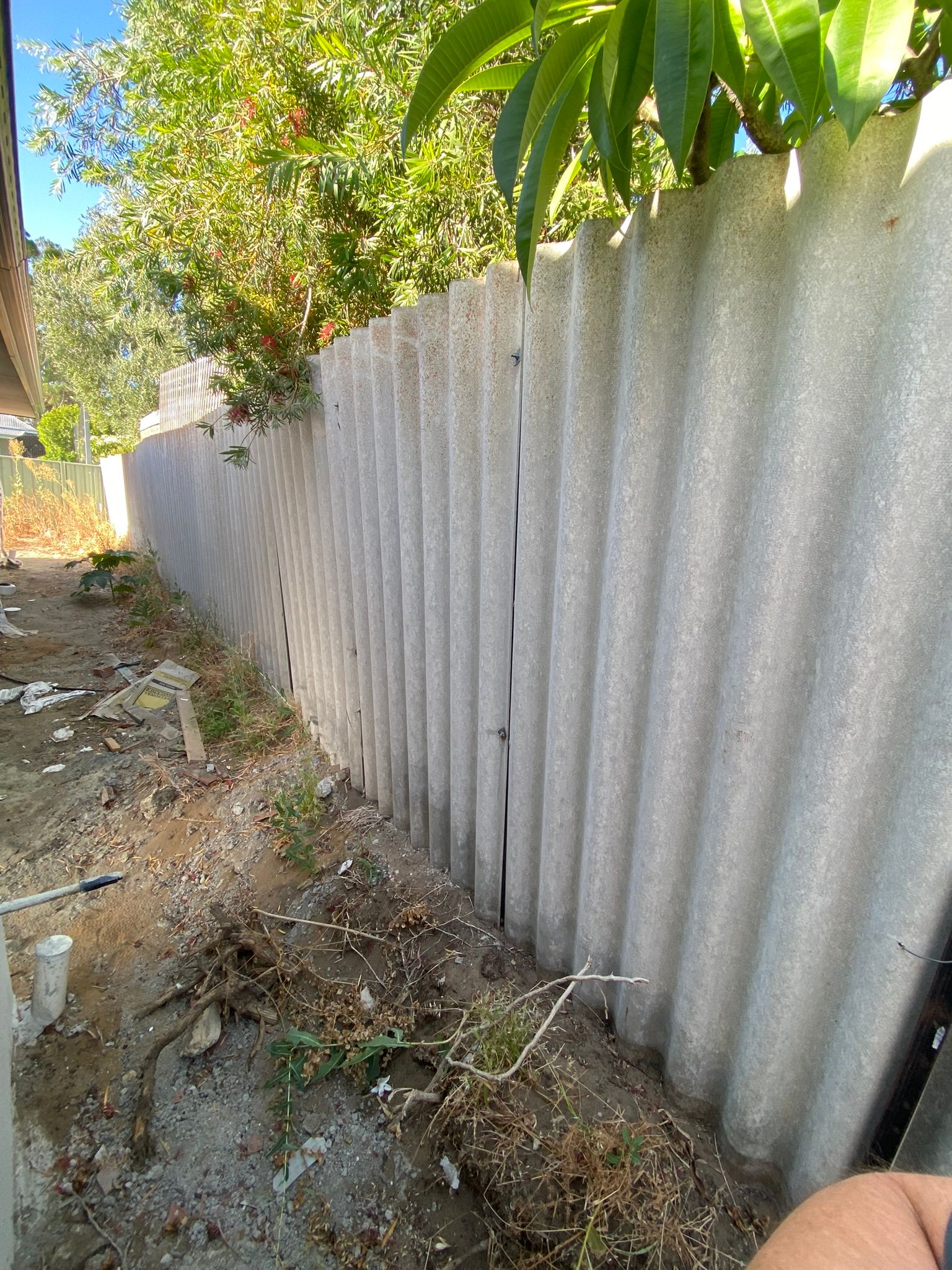 How to paint an asbestos fence? Bunnings community