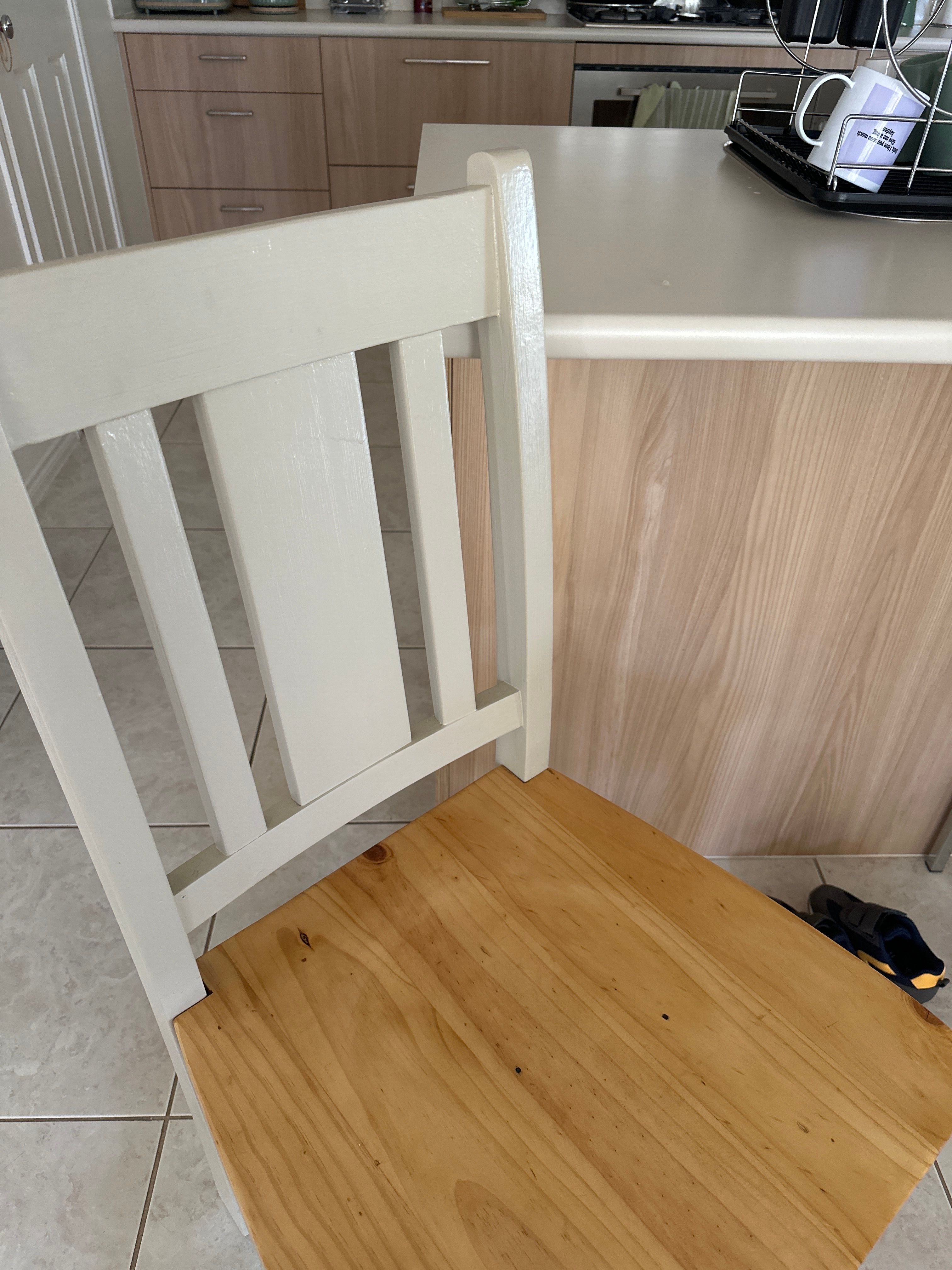 Dining table and chairs makeover Bunnings community