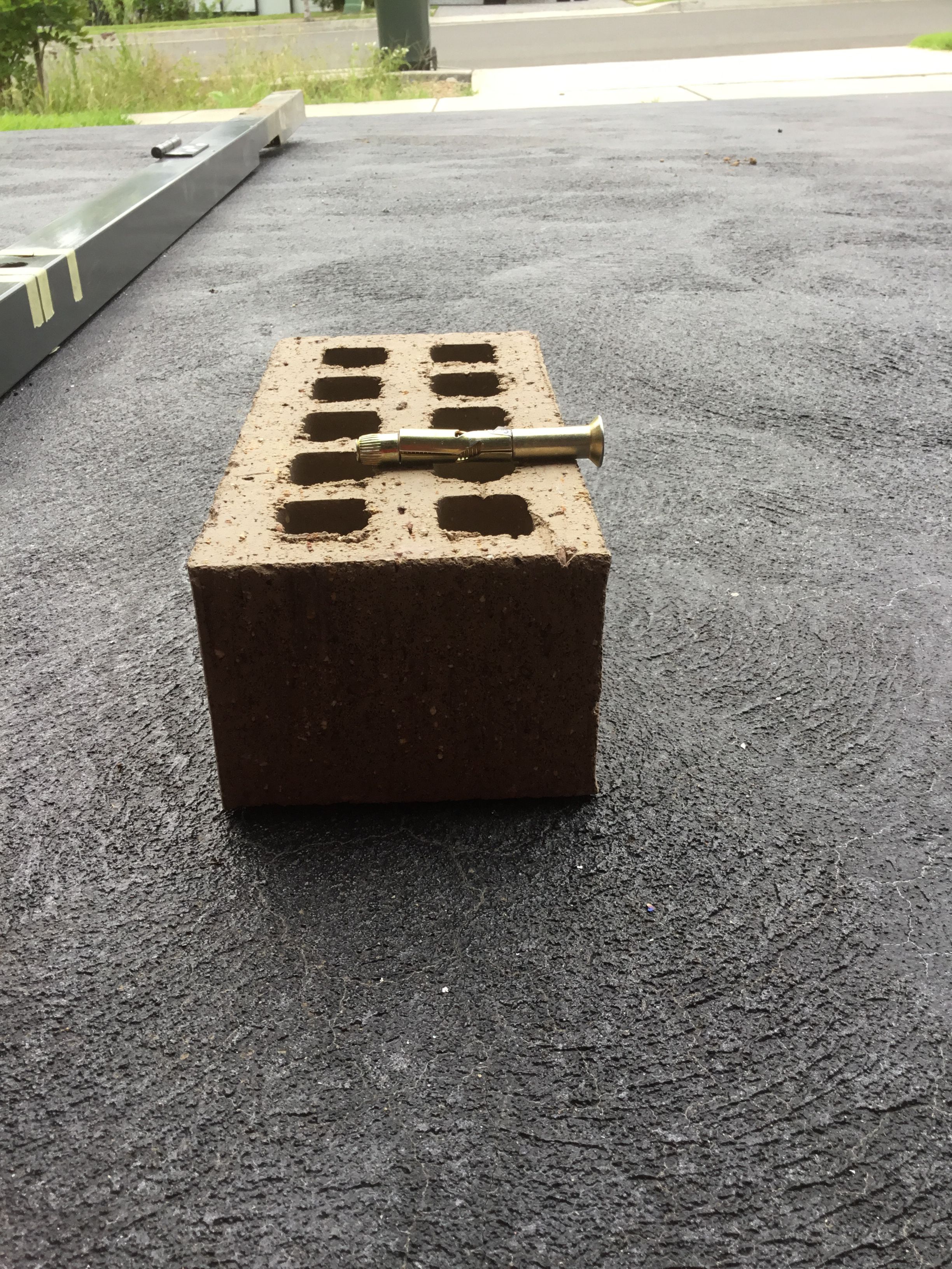 How to attach gate frame to brickwork? Bunnings community