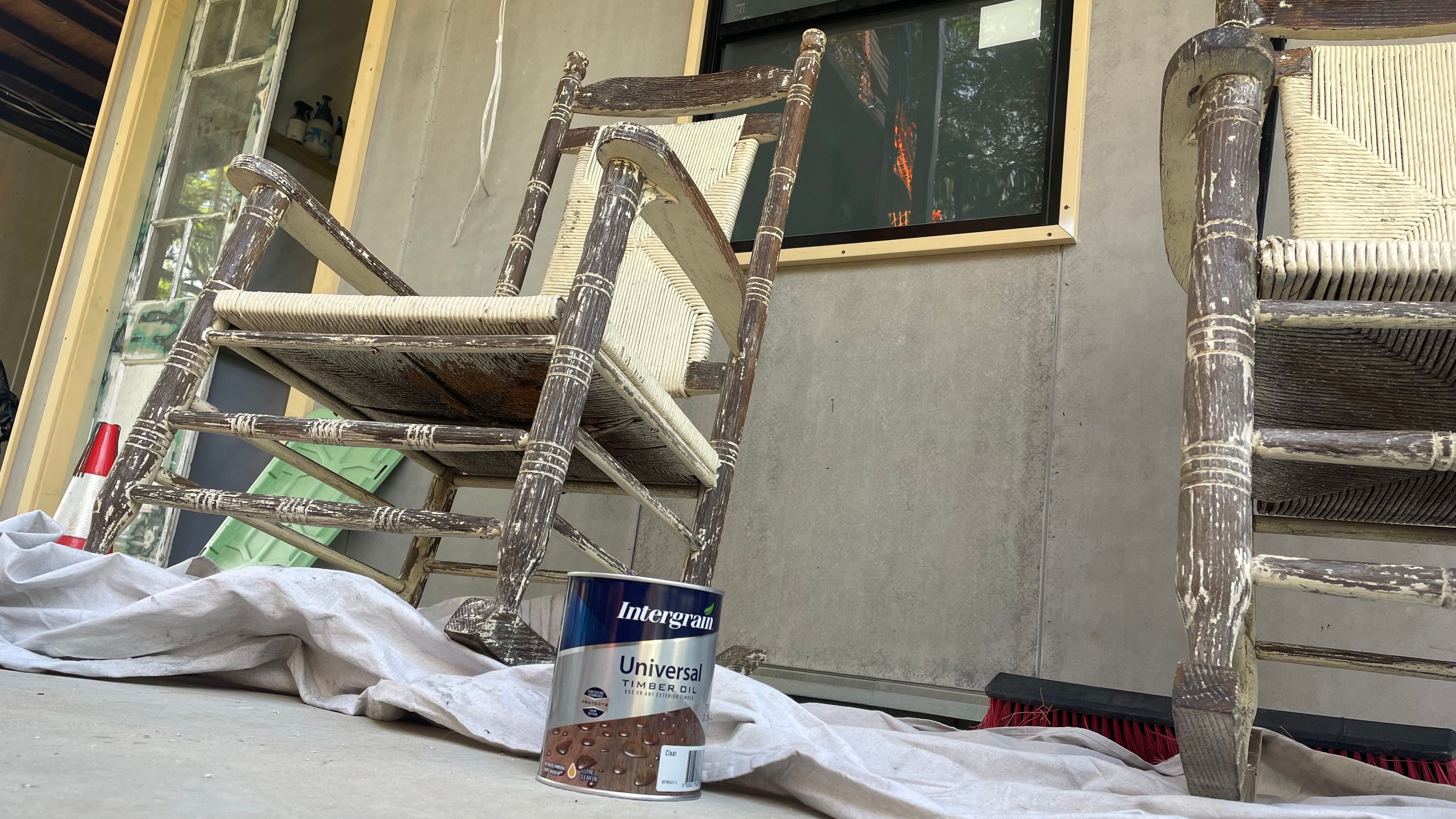 DIY rocking chair makeover Bunnings community