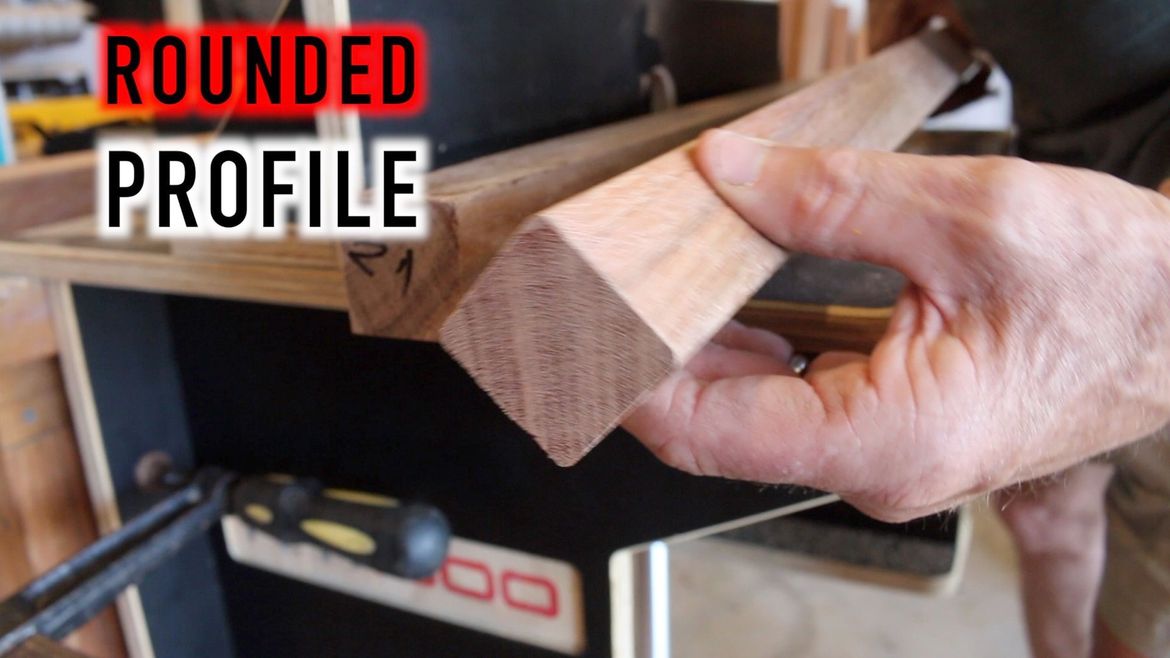 Batton with the pencil round applied