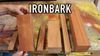 Ironbark post and batton samples.